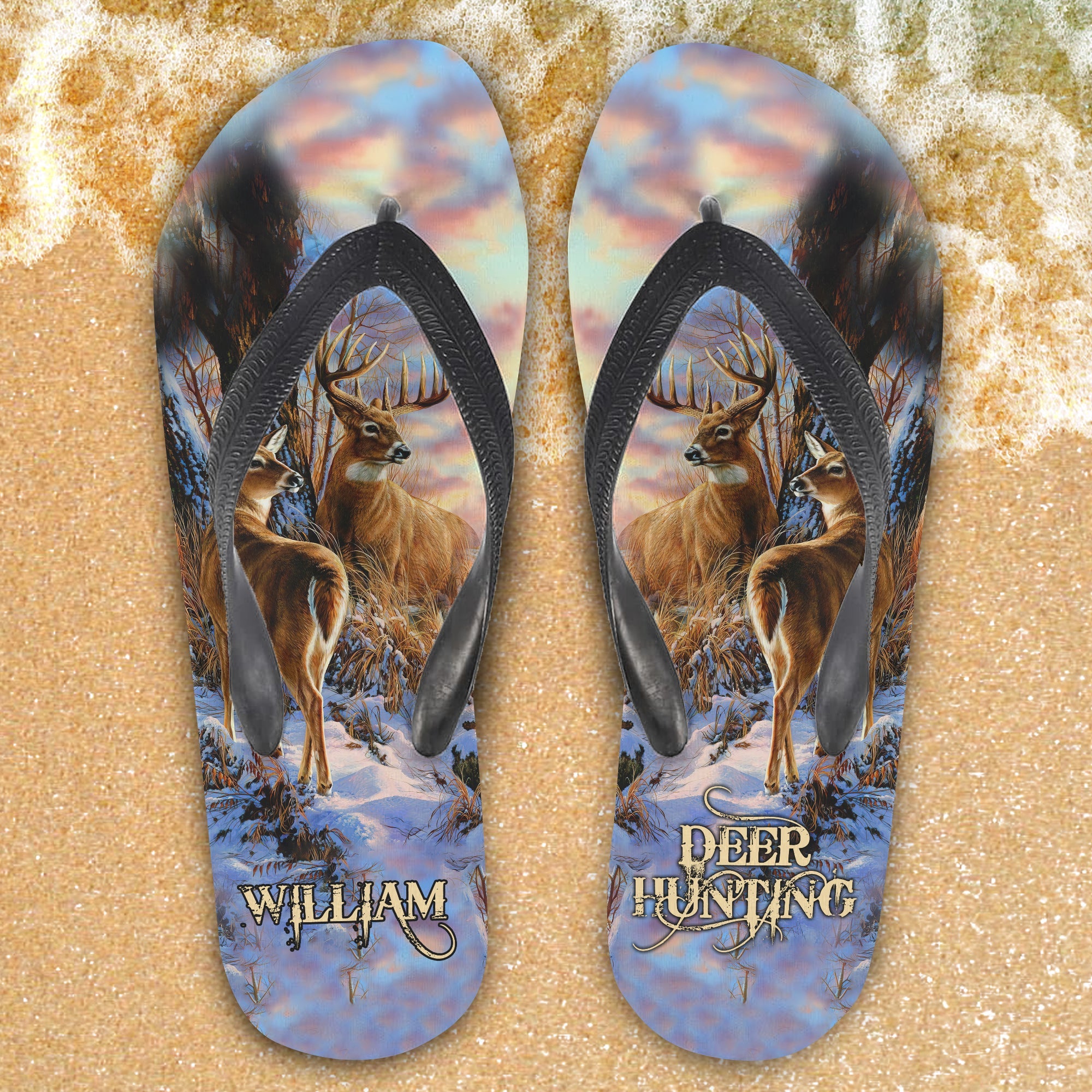 Custom Flip Flops - Hunting - Fuly 4