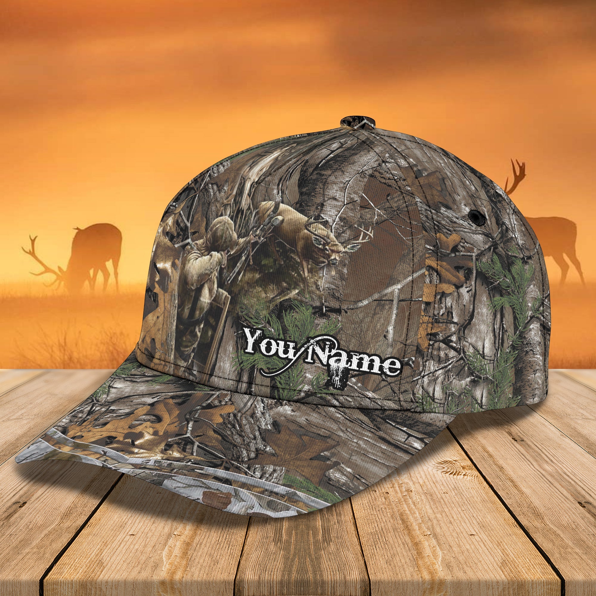 Deer Hunting - Bow Hunting - Personalized Name Cap 7 - Nvc97