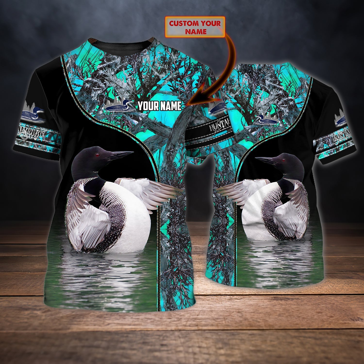 Loon - Personalized Name 3D Tshirt 20 - Nvc97