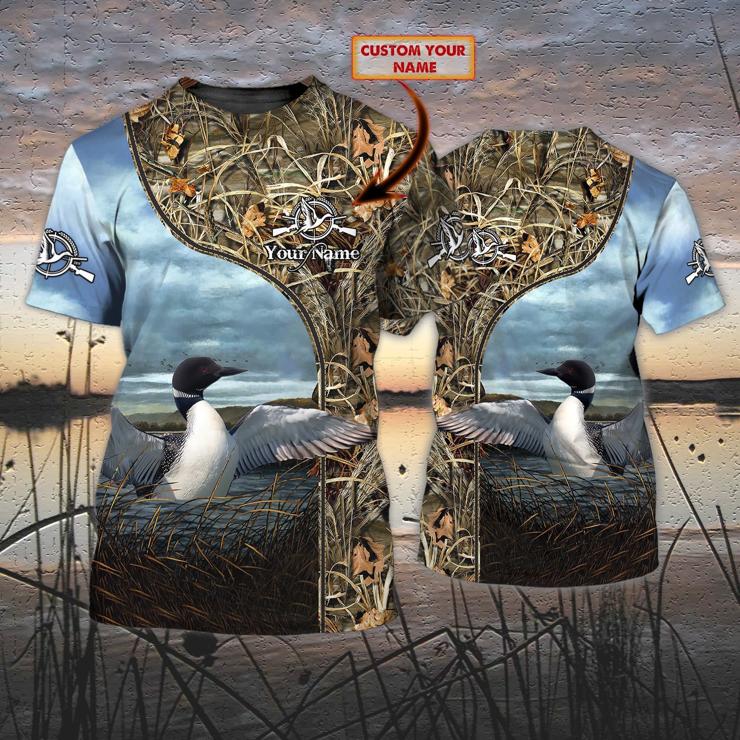 Loon 2 - Personalized Name 3D Tshirt 21 - Nvc97