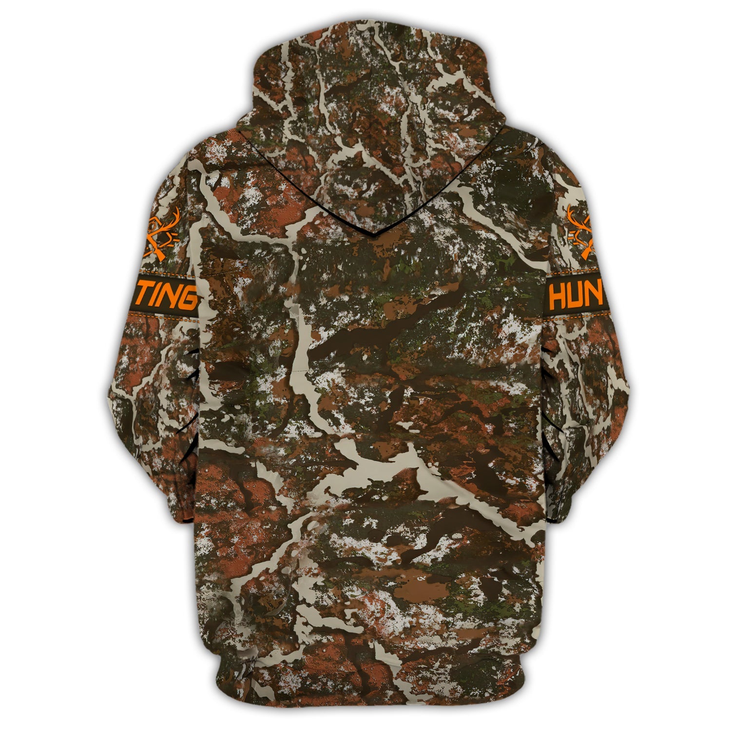 Hunting Personalized Name 3D Zipper Hoodie Deer Hunter Shirt