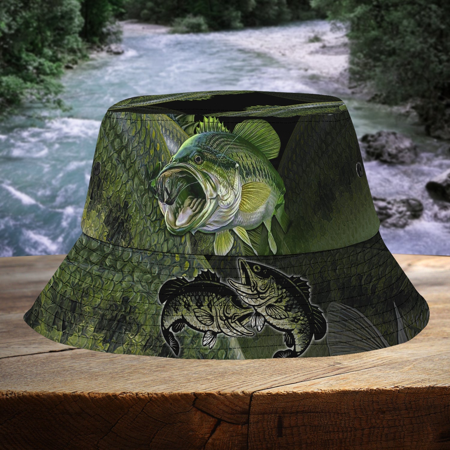 Fishing - Bucket Hat - Bass Fishing - 5