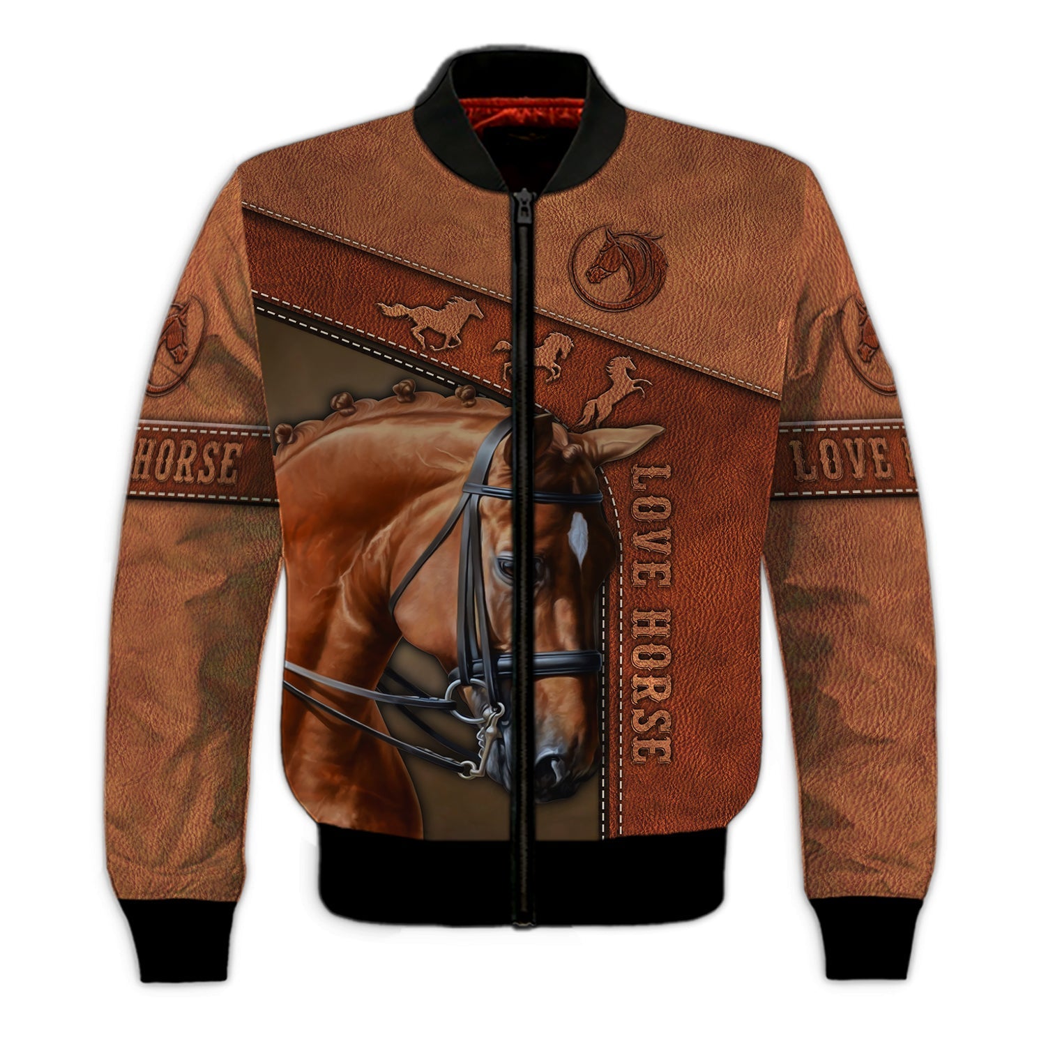 Love Horse Brown - 3D Full Print - DAH-3D-1OX4X