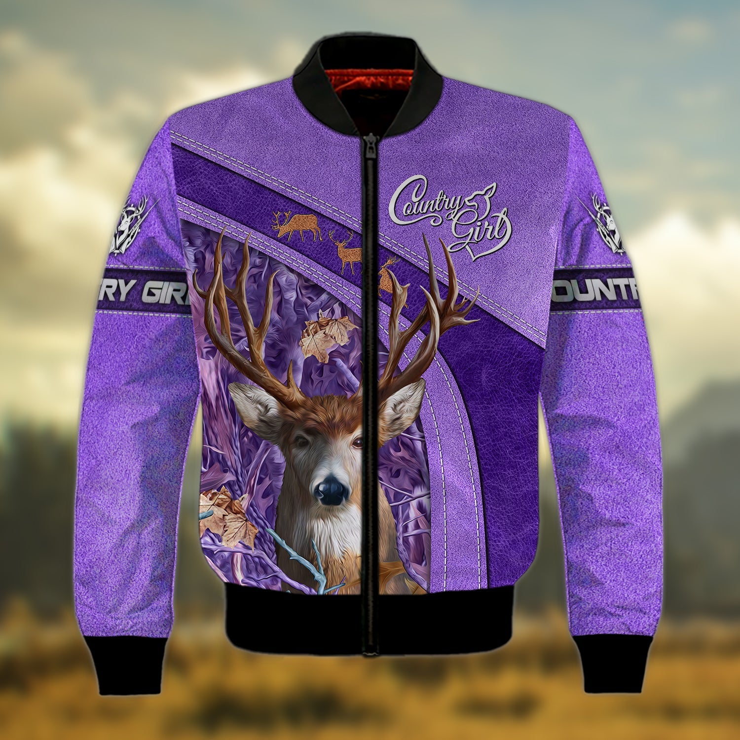 Country Girl - 3D Full Print Shirts - Tad 531 (Purple)