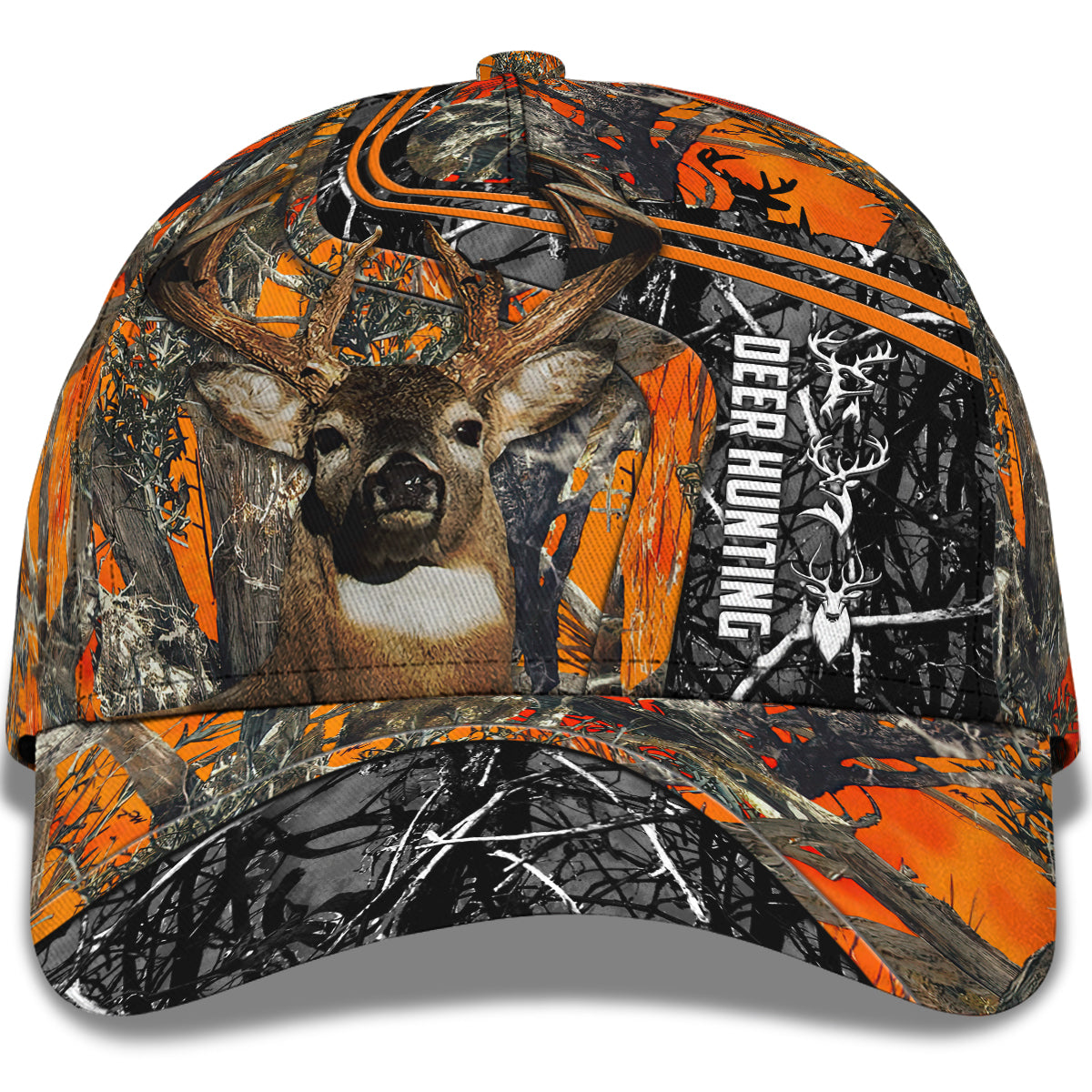 Deer Hunting Camo Leaves Classic Cap - Hdmt
