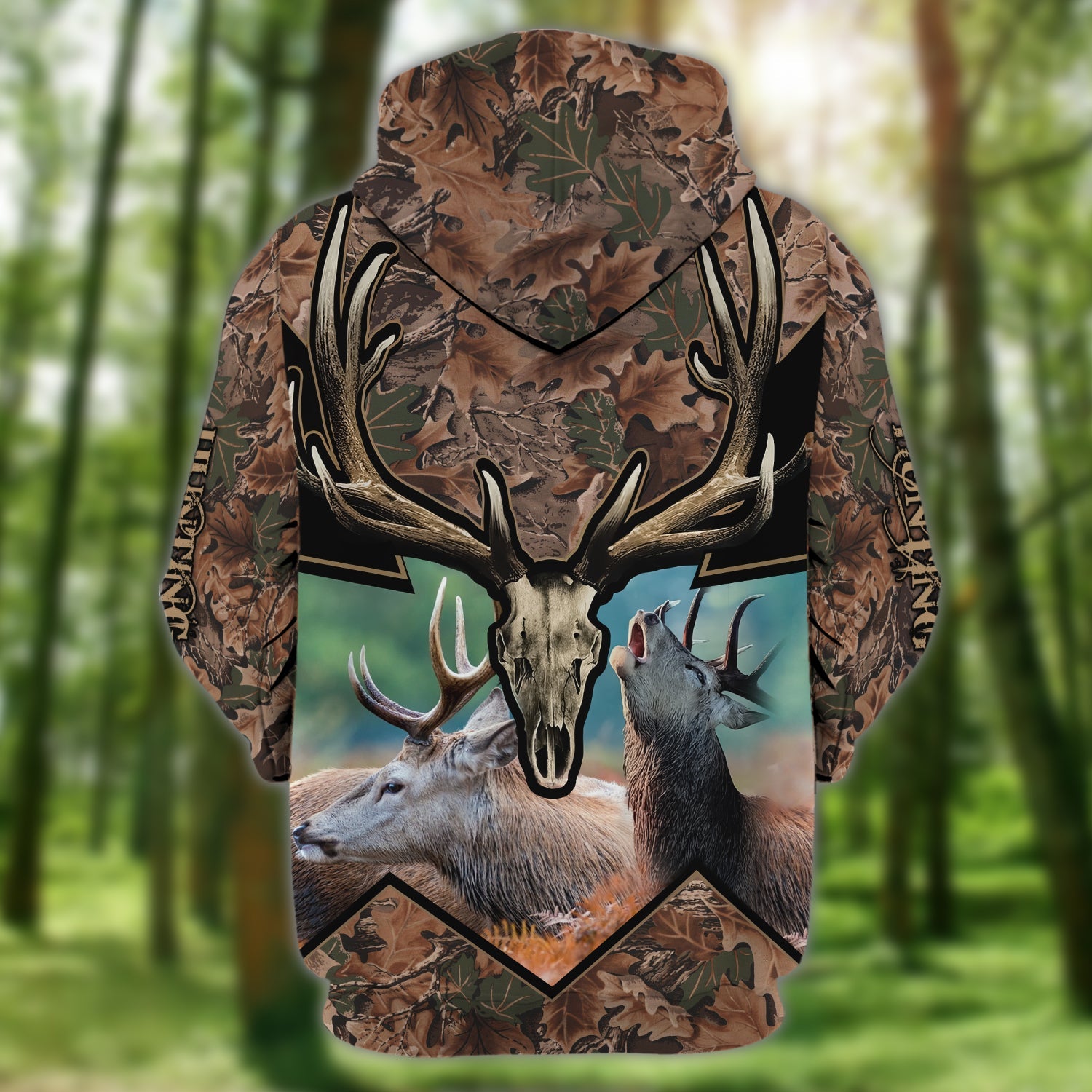 Hunting - Personalized Name 3D Zipper hoodie 110 - Mitru