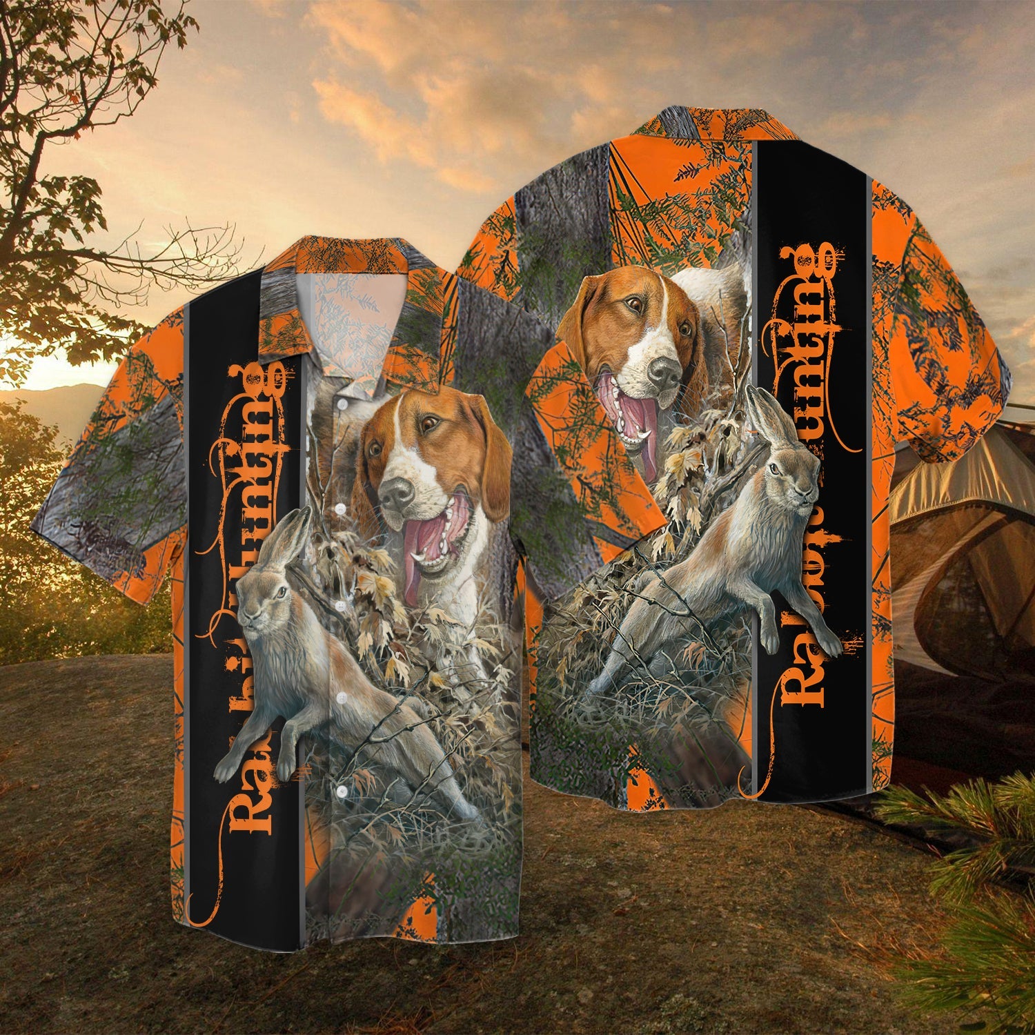 Rabbit Hunting With Beagles Orange Muddy Camo Rabbit Hunting Dogs HTA