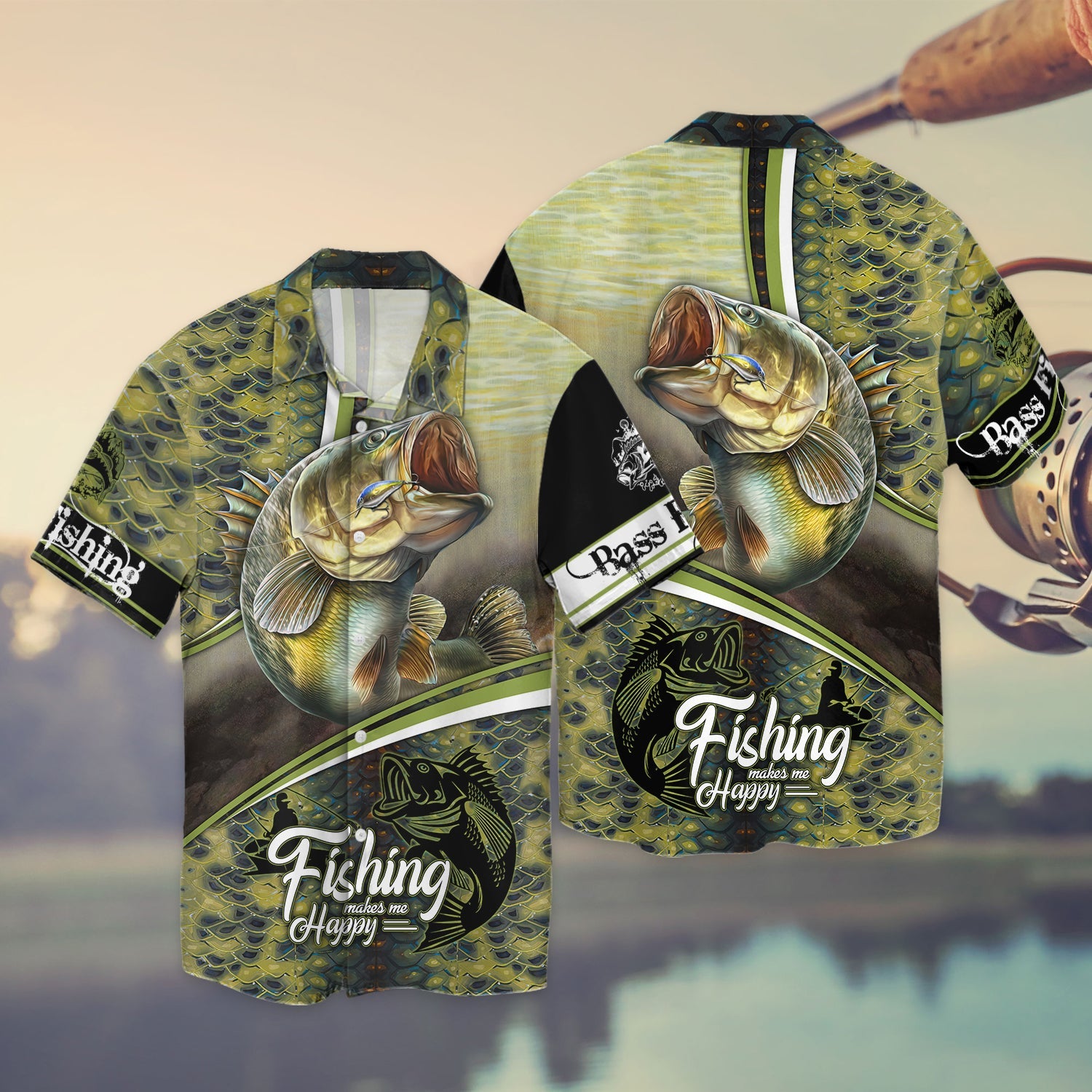 Bass Fishing - 3D Full Print