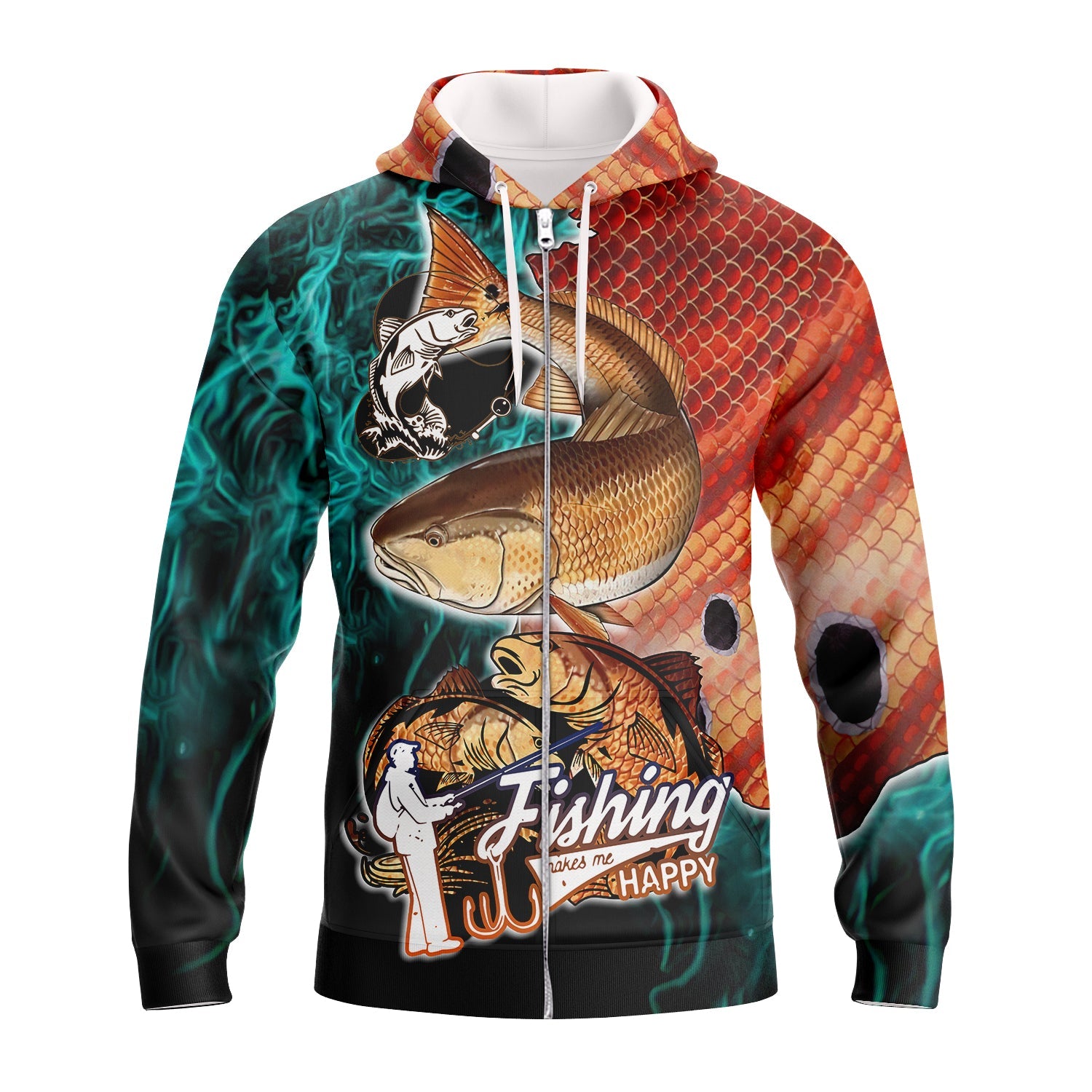 Redfish Fishing - 3D Full Print - QB95