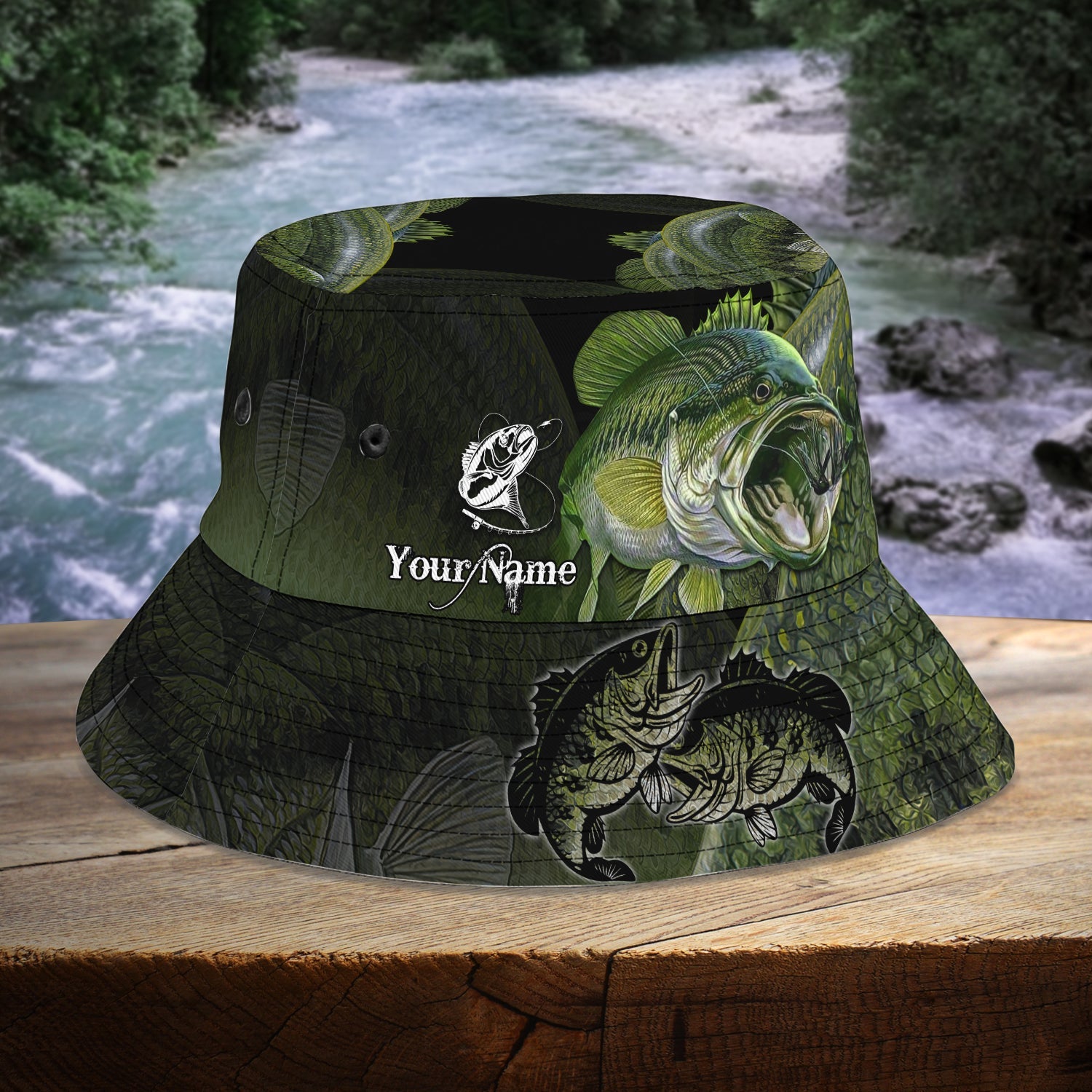 Fishing - Bucket Hat - Bass Fishing - 5