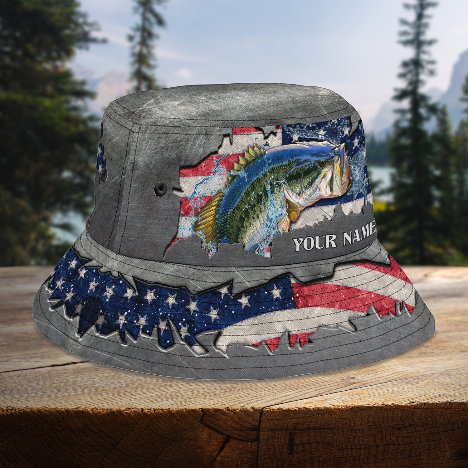 Custom Bucket Hat - Fishing2 - BY97