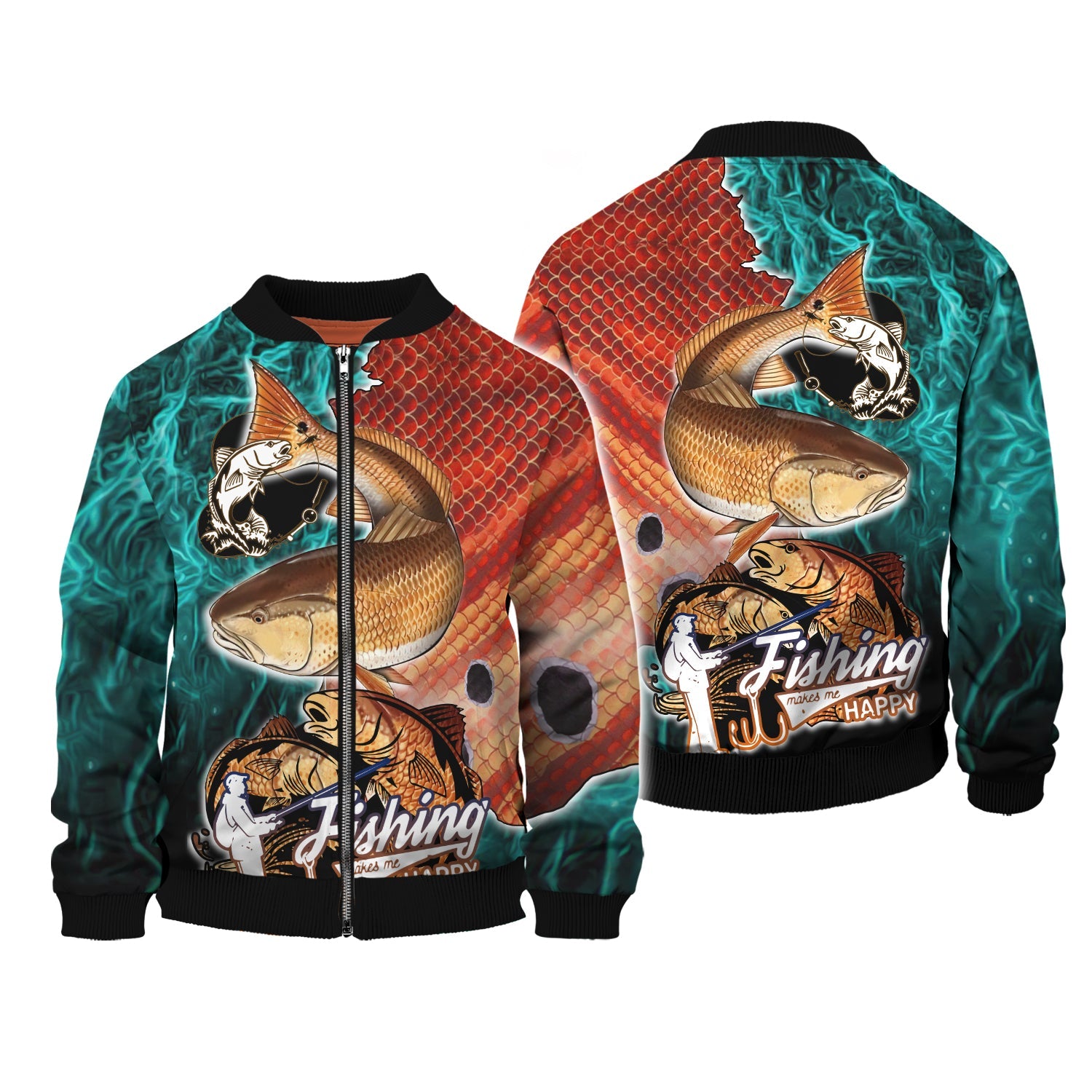 Redfish Fishing - 3D Full Print - QB95