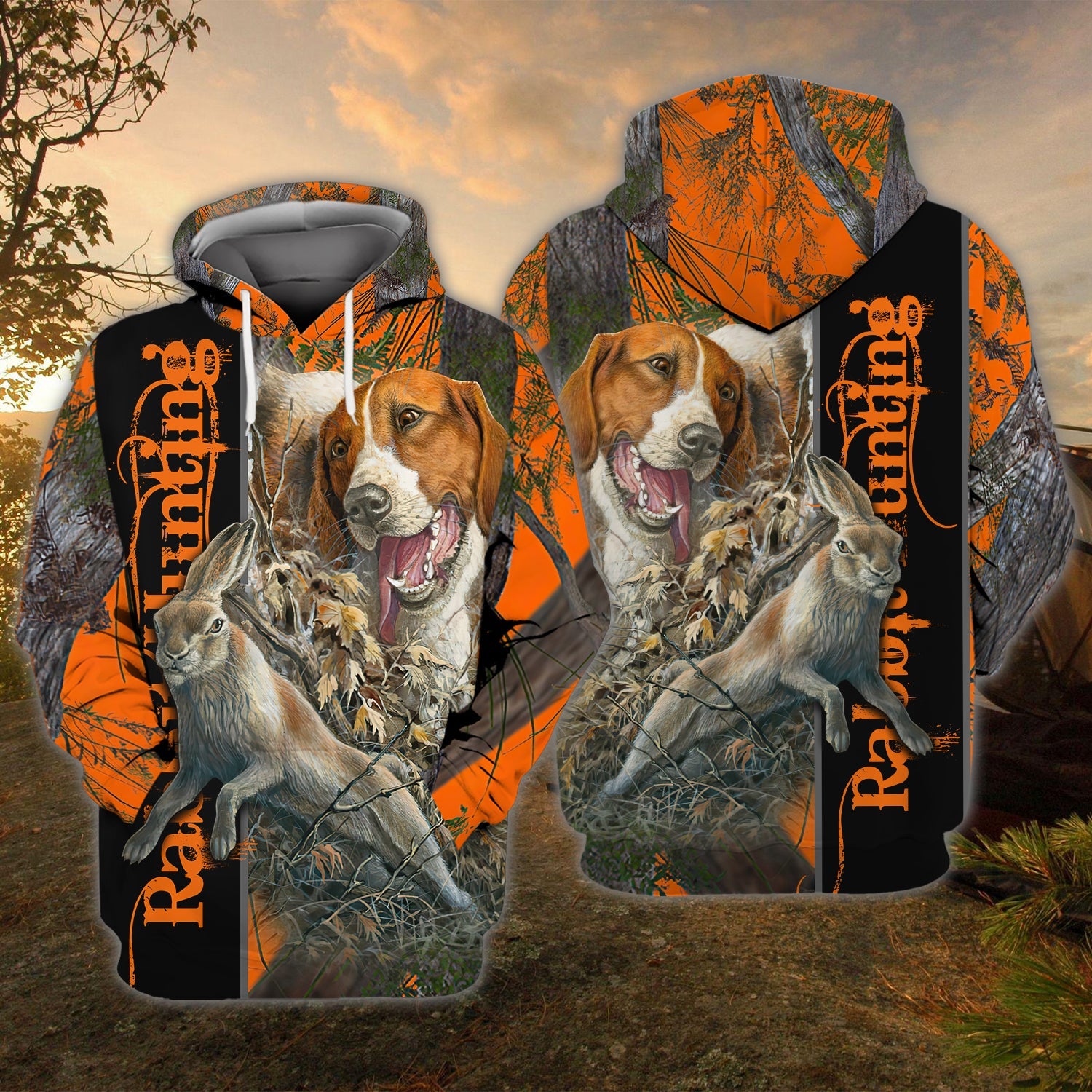Rabbit Hunting With Beagles Orange Muddy Camo Rabbit Hunting Dogs HTA