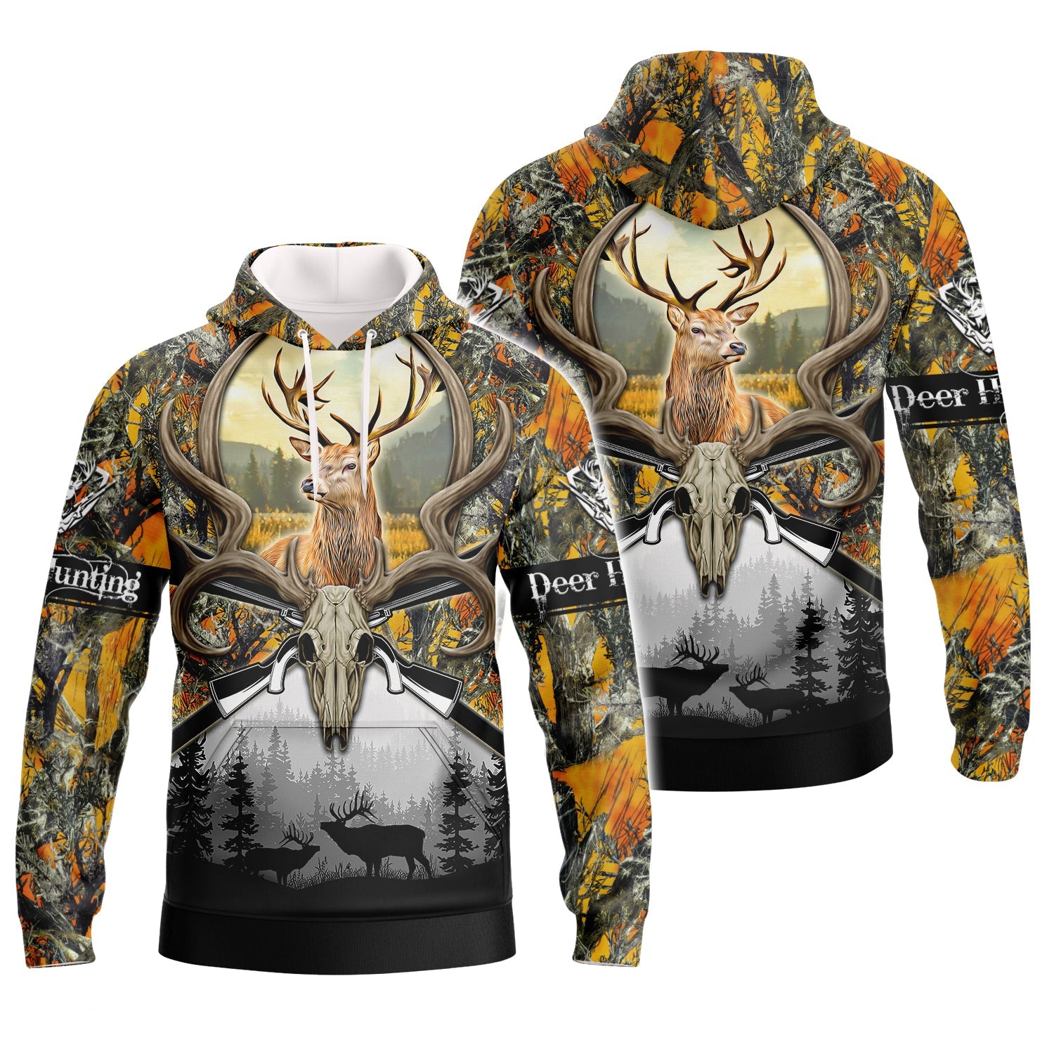 Deer Hunting Camo 0704 - 3D Full Print - QB95