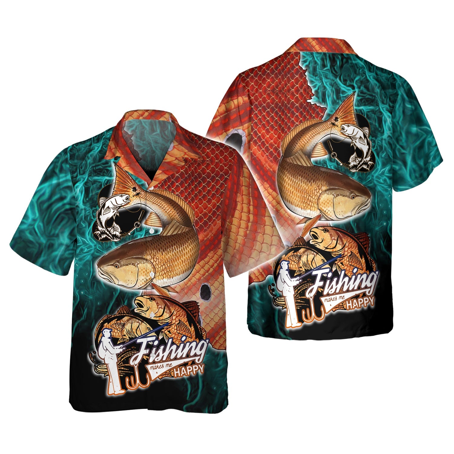 Redfish Fishing - 3D Full Print - QB95