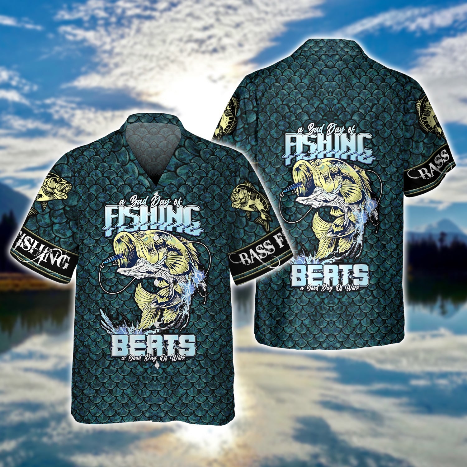 Bass Fishing - 3D Full Print - 957