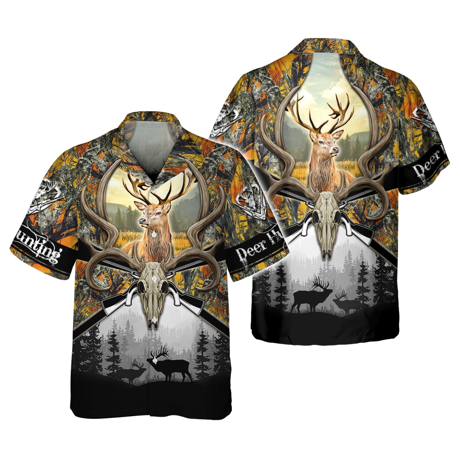Deer Hunting Camo 0704 - 3D Full Print - QB95