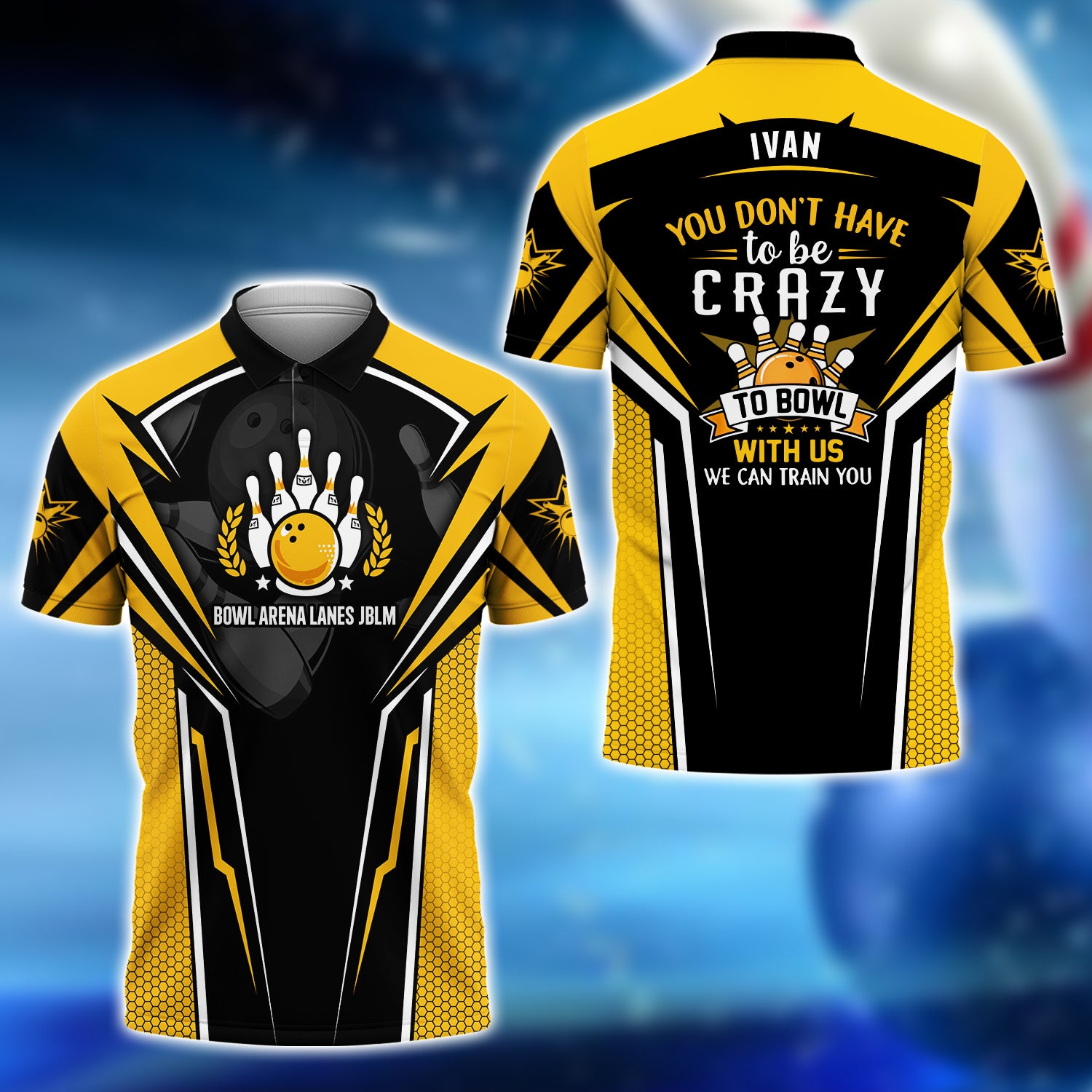 IVAN - Bowl ArenaLanes LBLM Team 3D Shirt - QB95