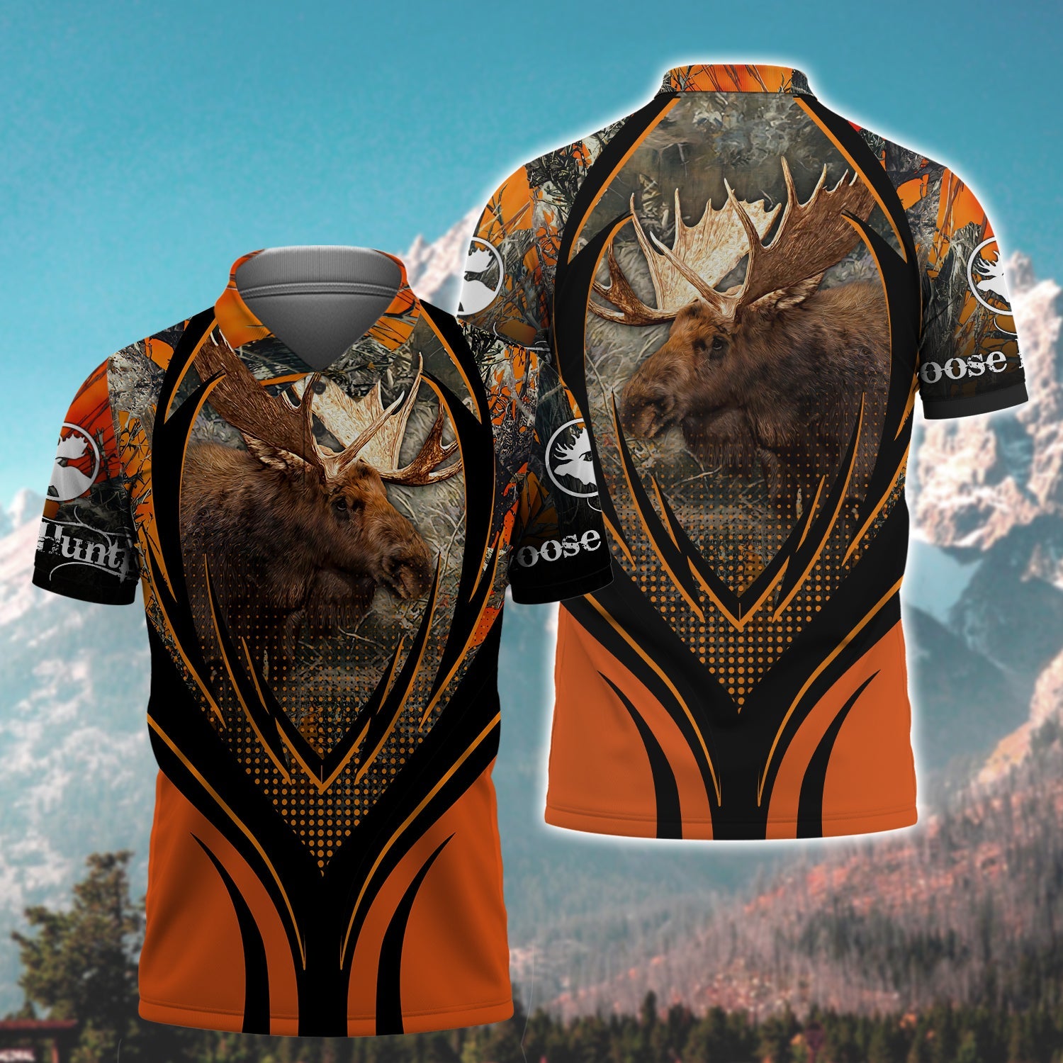 Moose Hunting - 3D Full Print Shirts - Tad 525