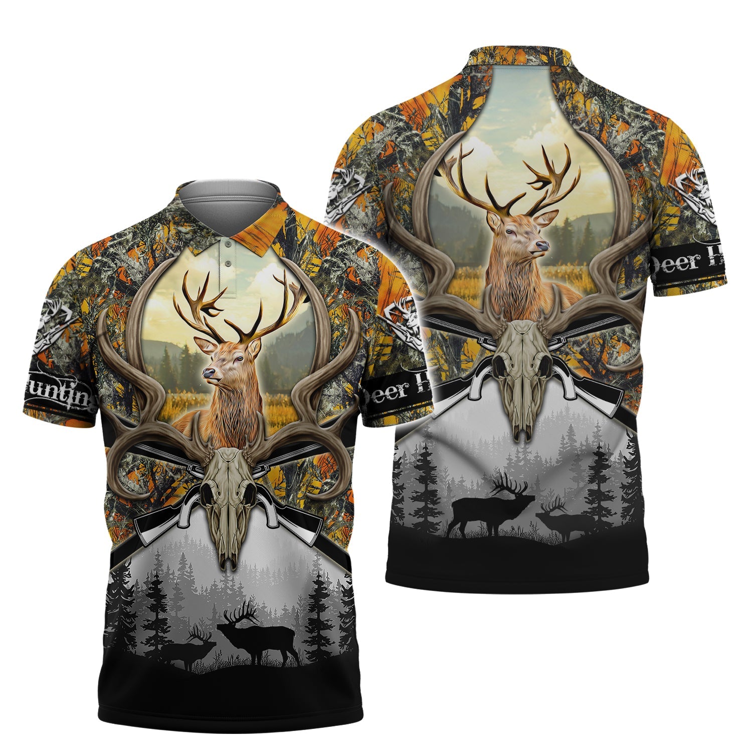 Deer Hunting Camo 0704 - 3D Full Print - QB95