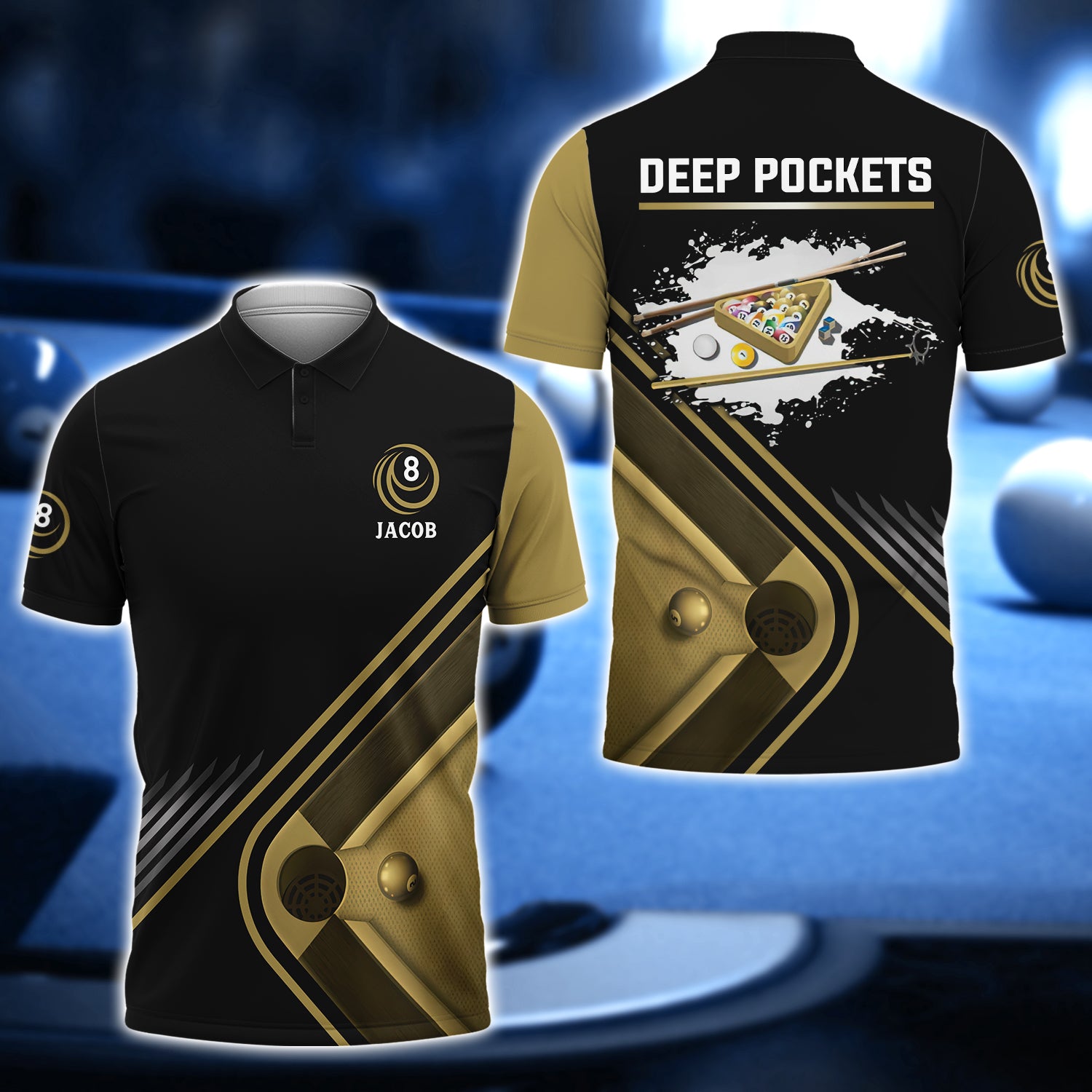 Jacob Deep Pockets Team 3D Shirt - QB95