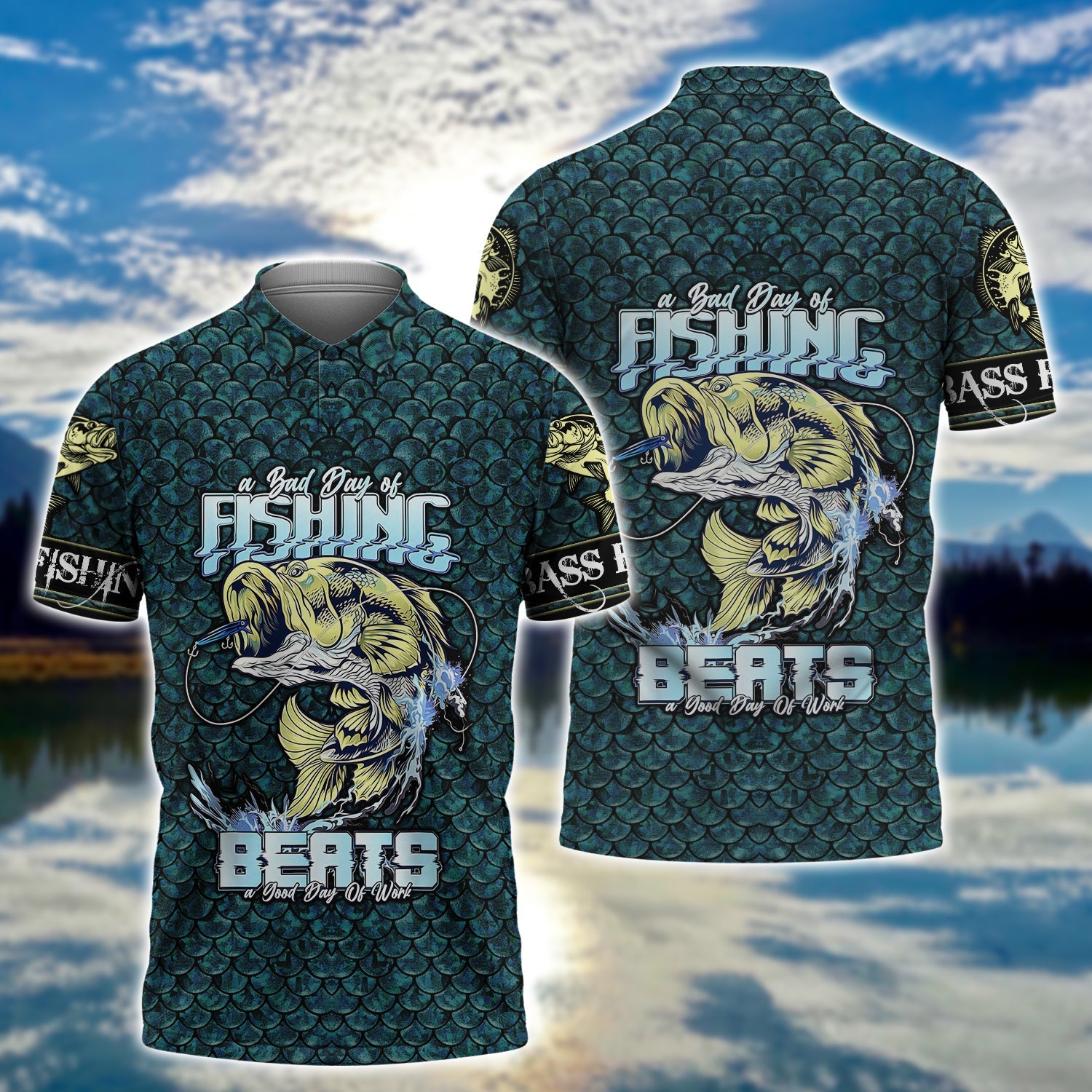 Bass Fishing - 3D Full Print - 957