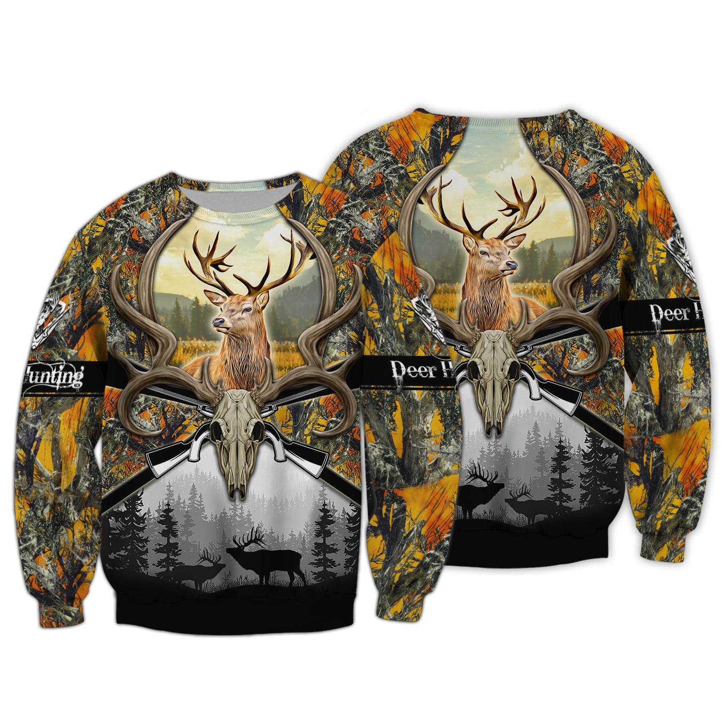 Deer Hunting Camo 0704 - 3D Full Print - QB95