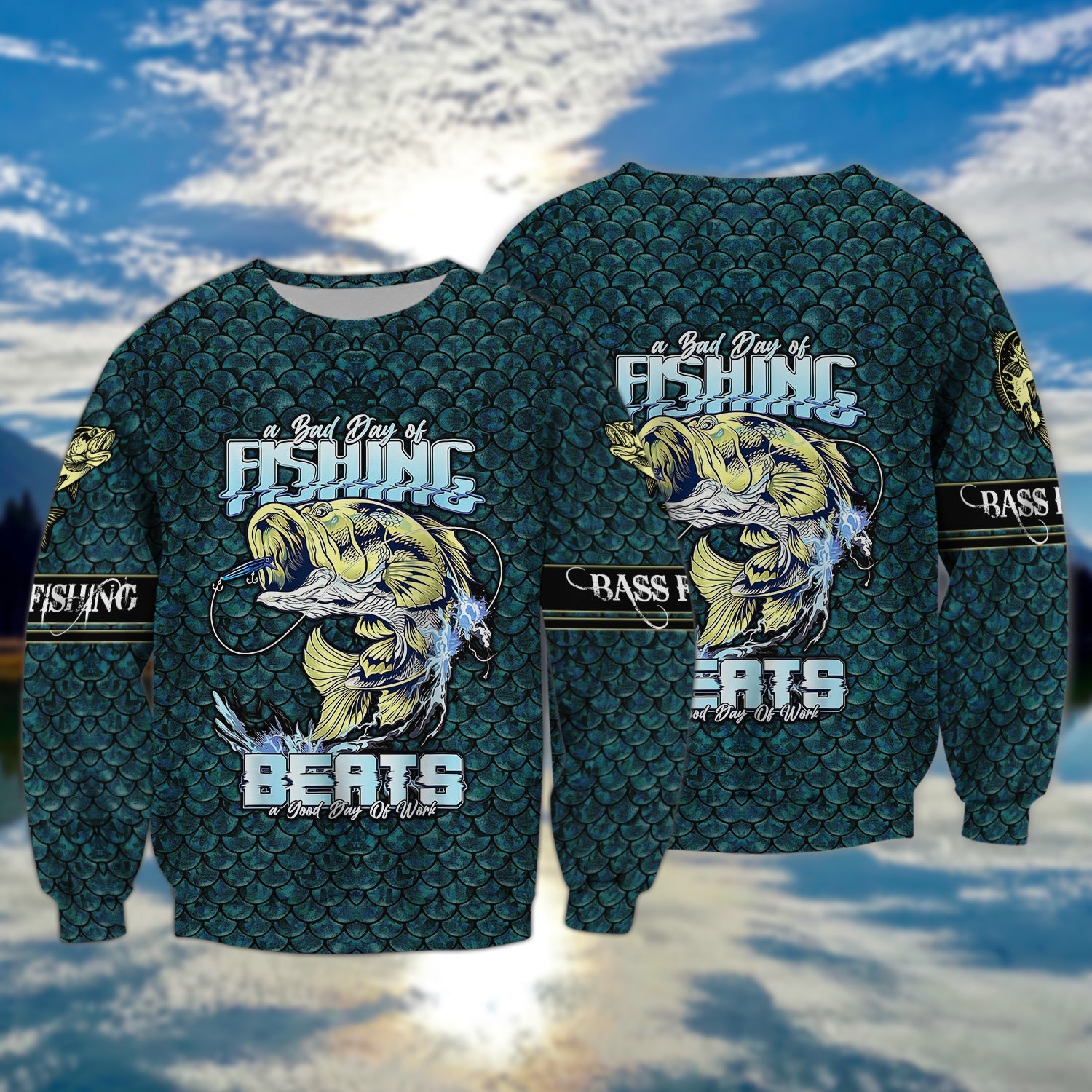 Bass Fishing - 3D Full Print - 957