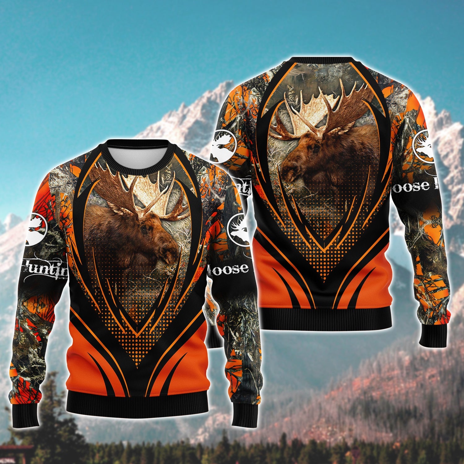 Moose Hunting - 3D Full Print Shirts - Tad 525