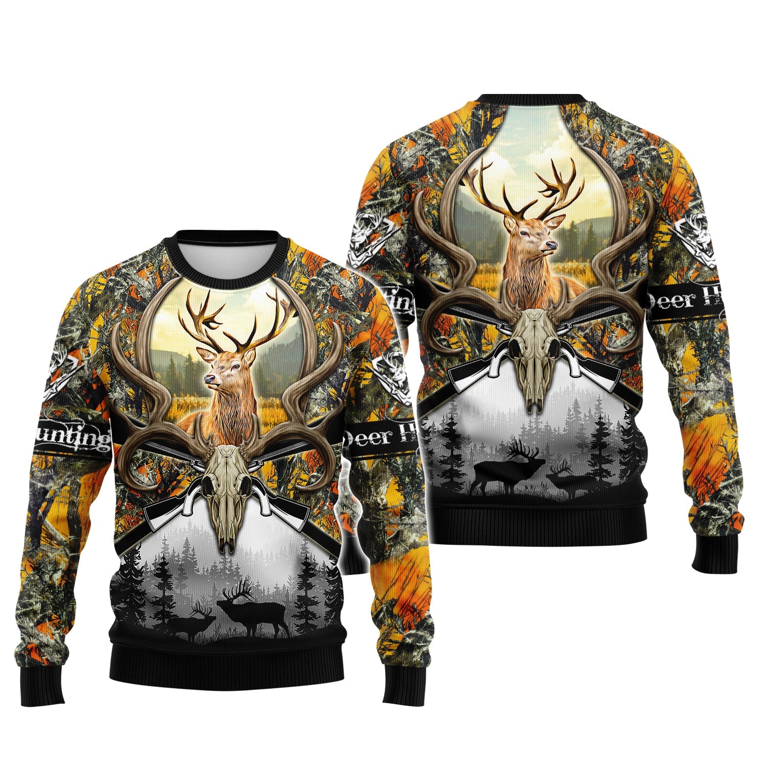 Deer Hunting Camo 0704 - 3D Full Print - QB95