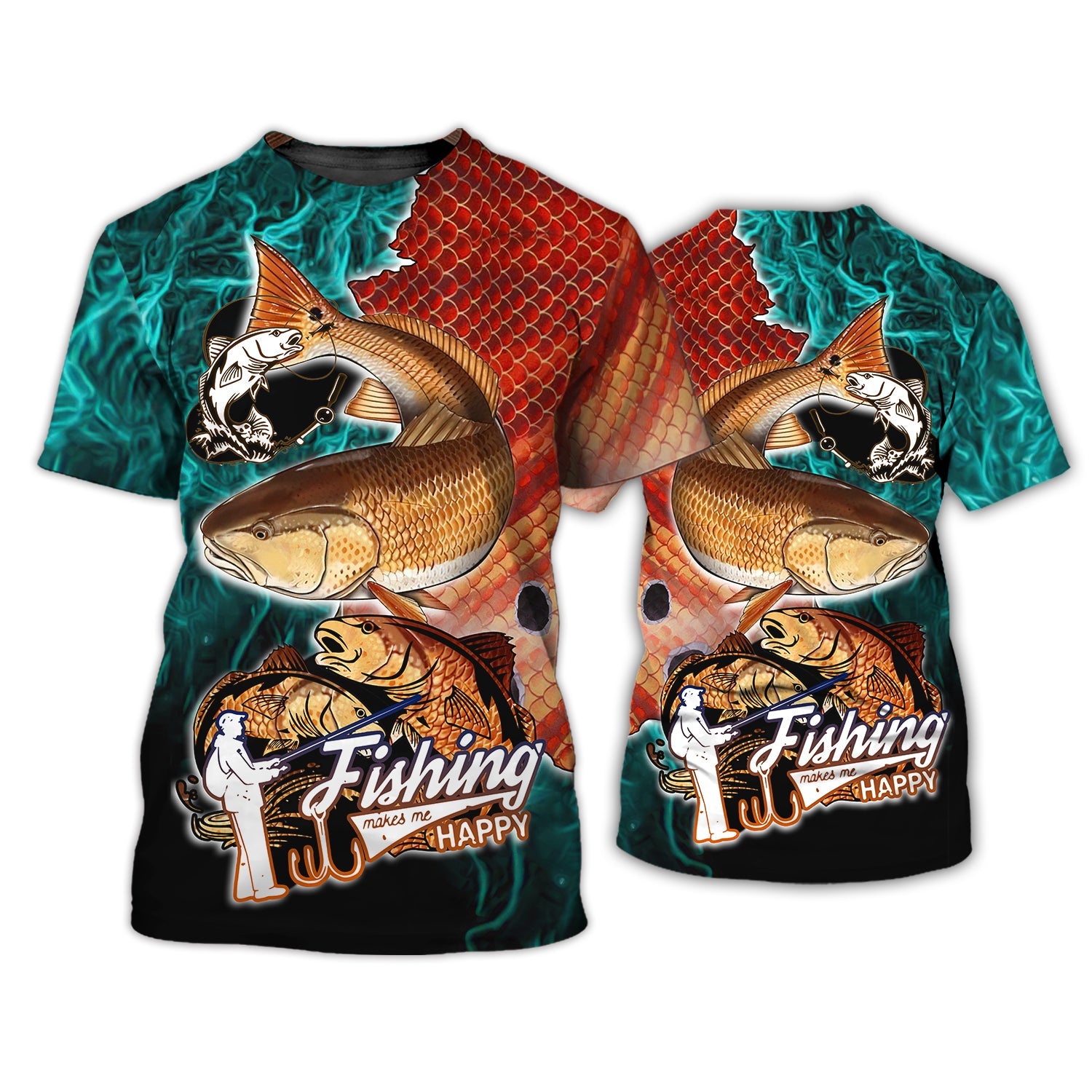 Redfish Fishing - 3D Full Print - QB95