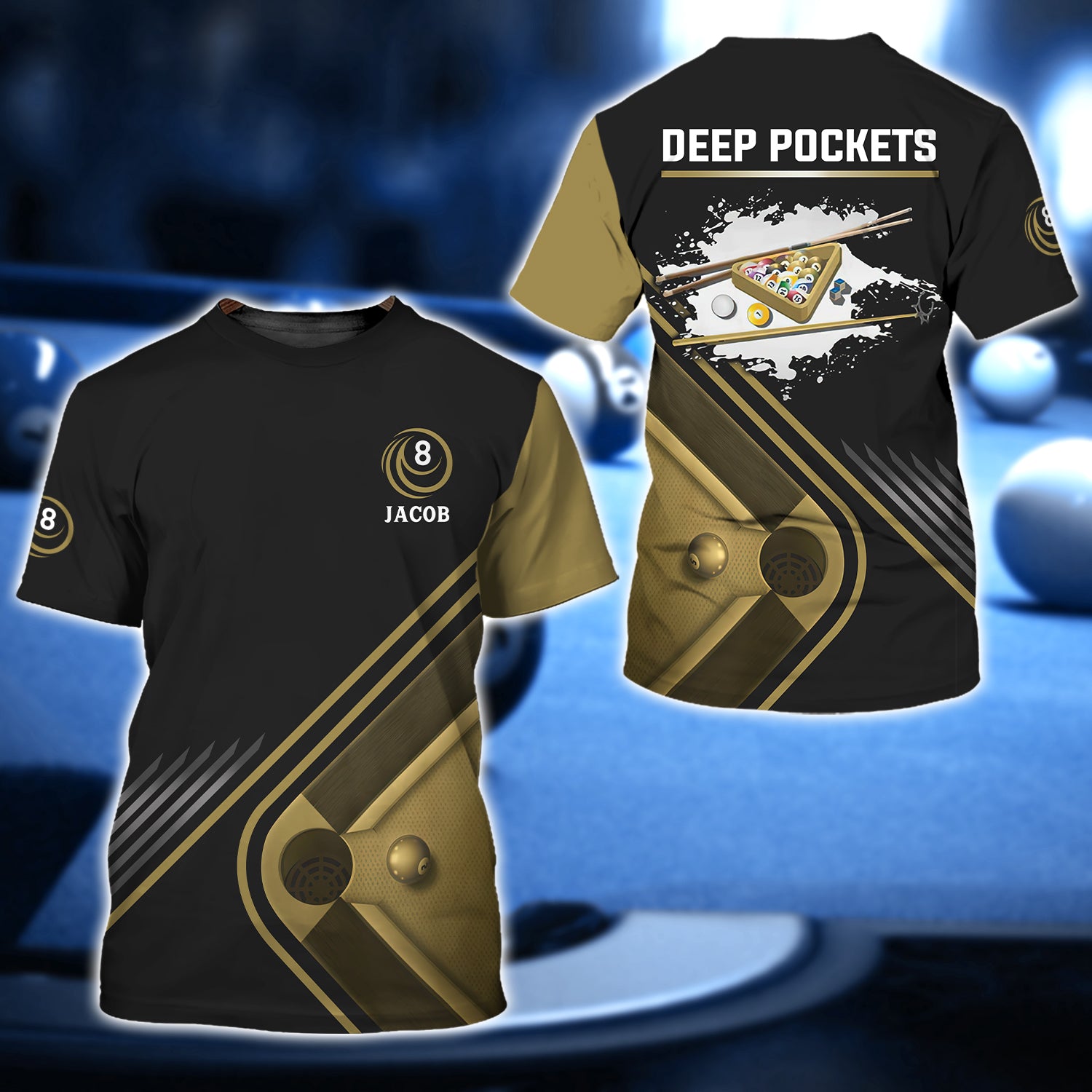 Jacob Deep Pockets Team 3D Shirt - QB95