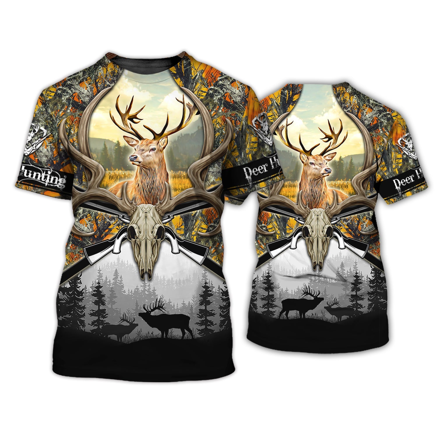 Deer Hunting Camo 0704 - 3D Full Print - QB95
