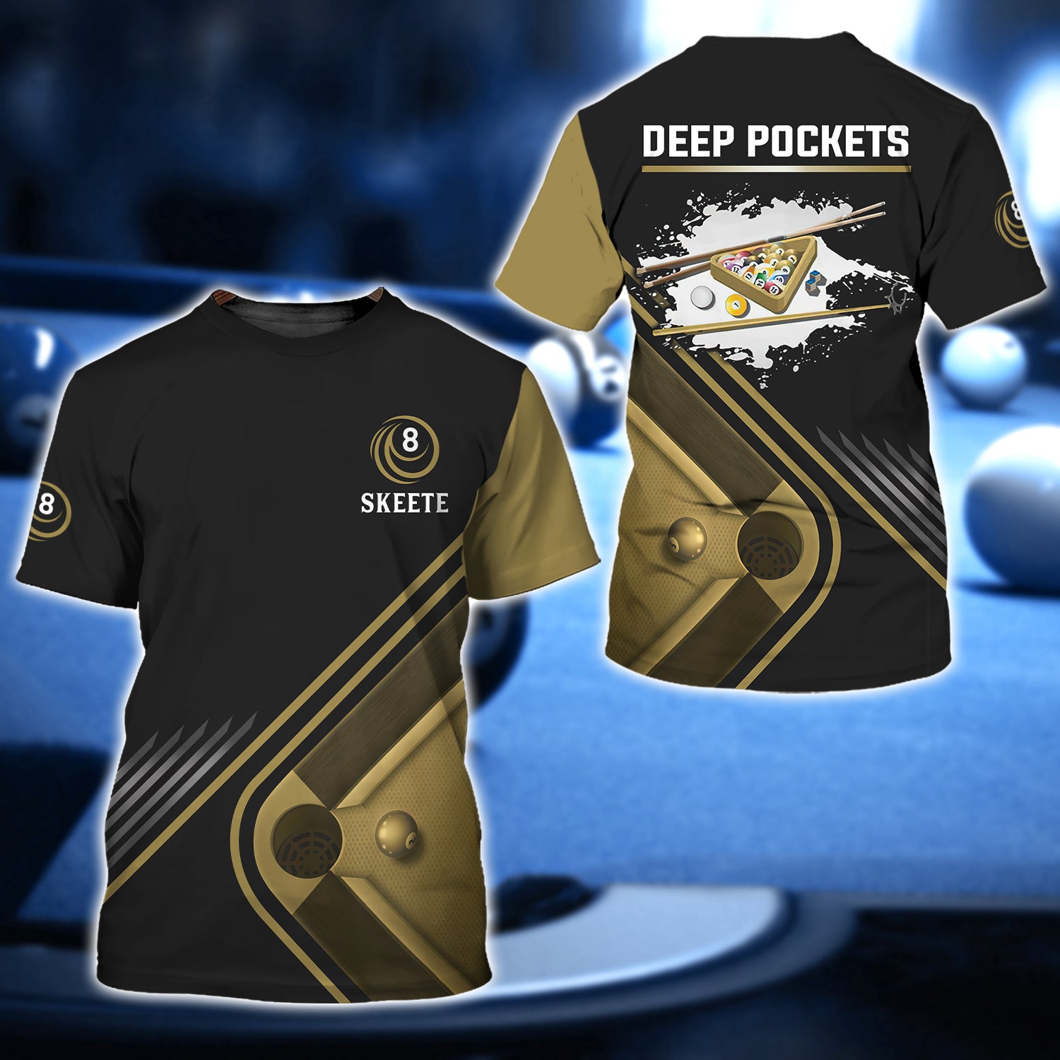 Skeete Deep Pockets Team 3D Shirt - QB95