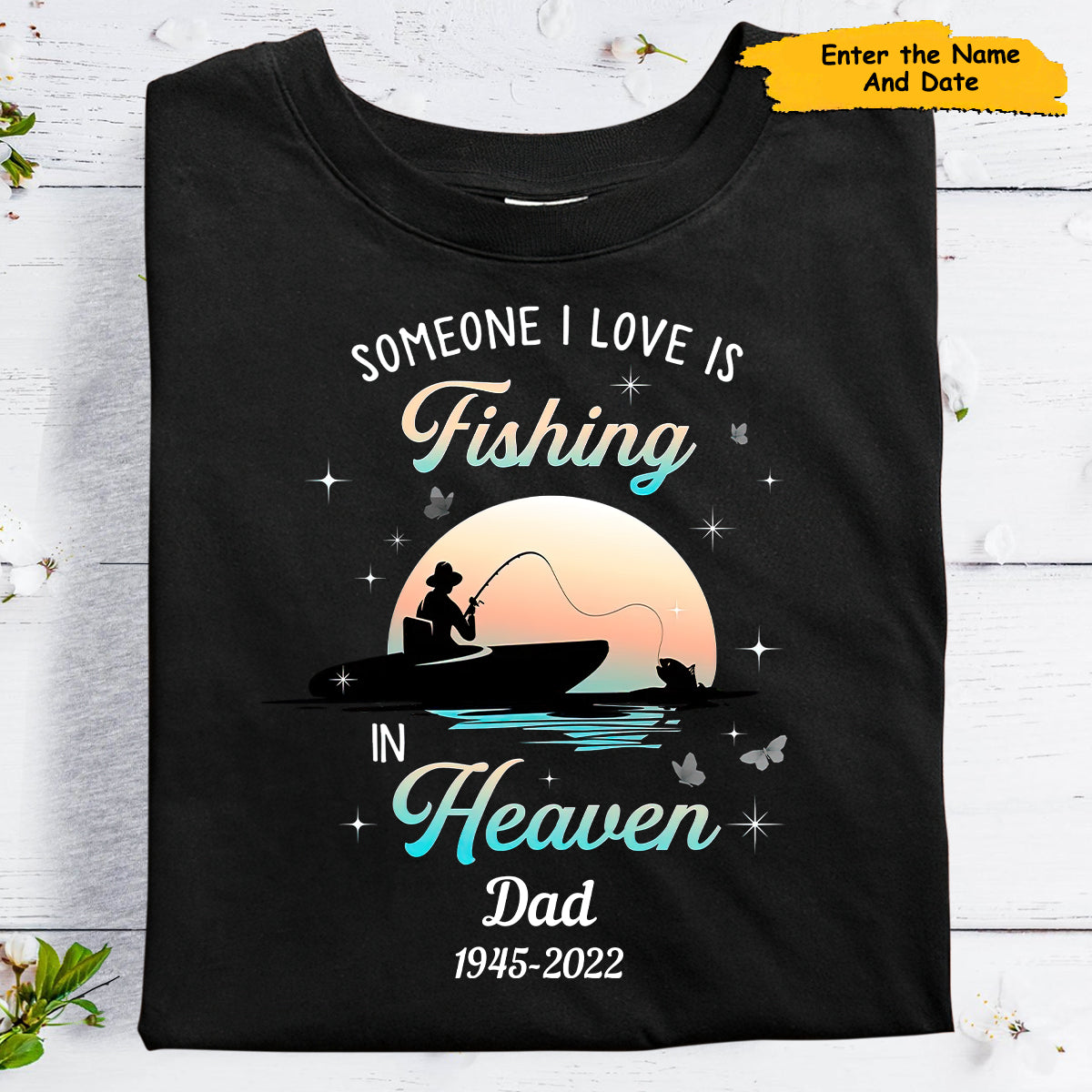 Fishing In Heaven Personalized Shirt