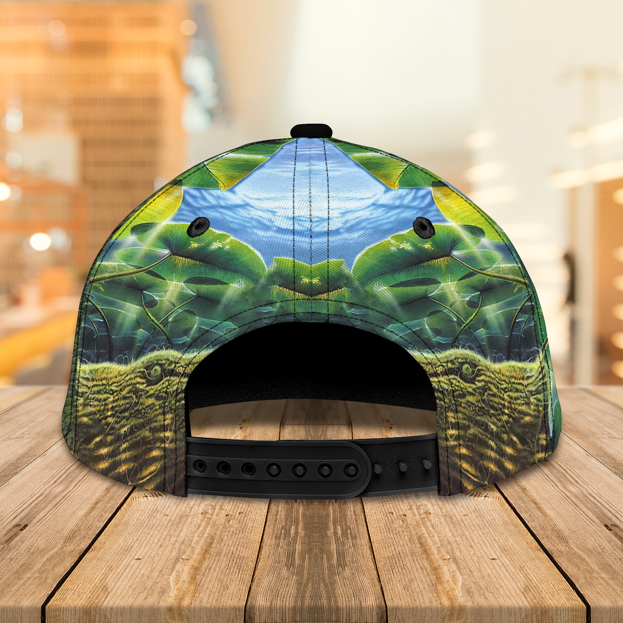 Bass Fishing Personalize Name Cap Fishing Cap Green