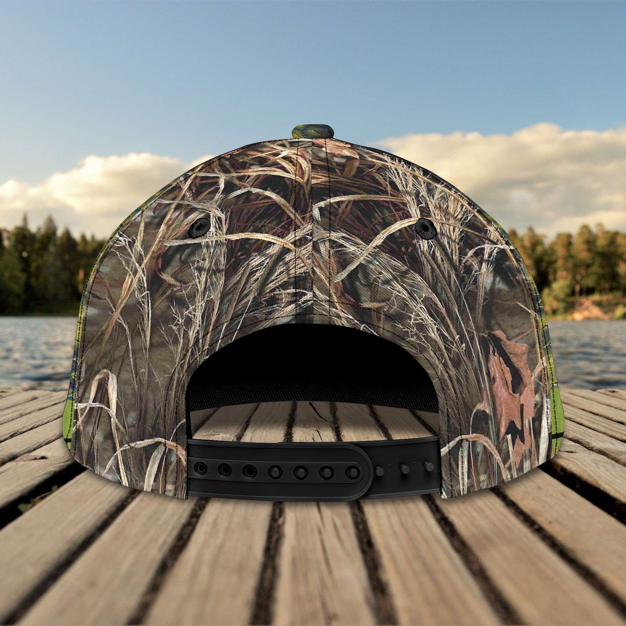 Bass Fishing 07 - Personalized Name Cap