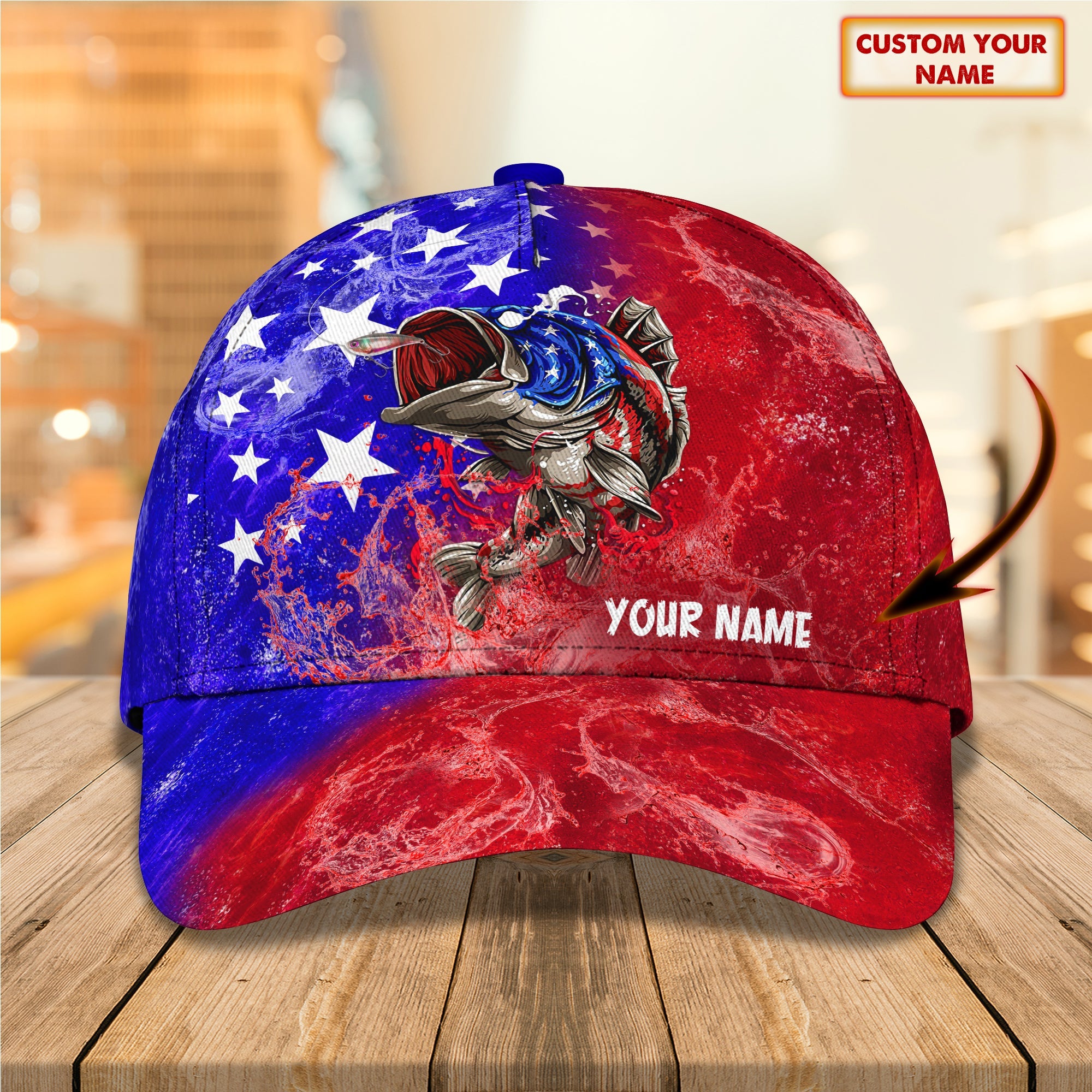 Fishing 03 - Personalized Name Cap - Pth98