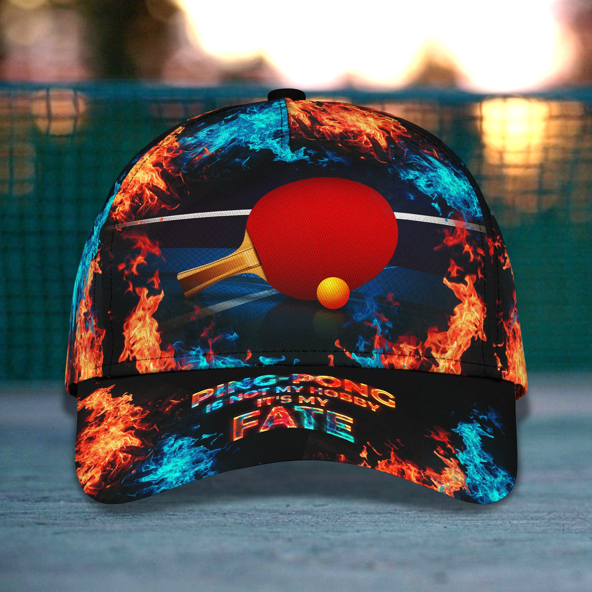 Ping-Pong Is Not My Hobby It's My Fate 3D Classic Cap