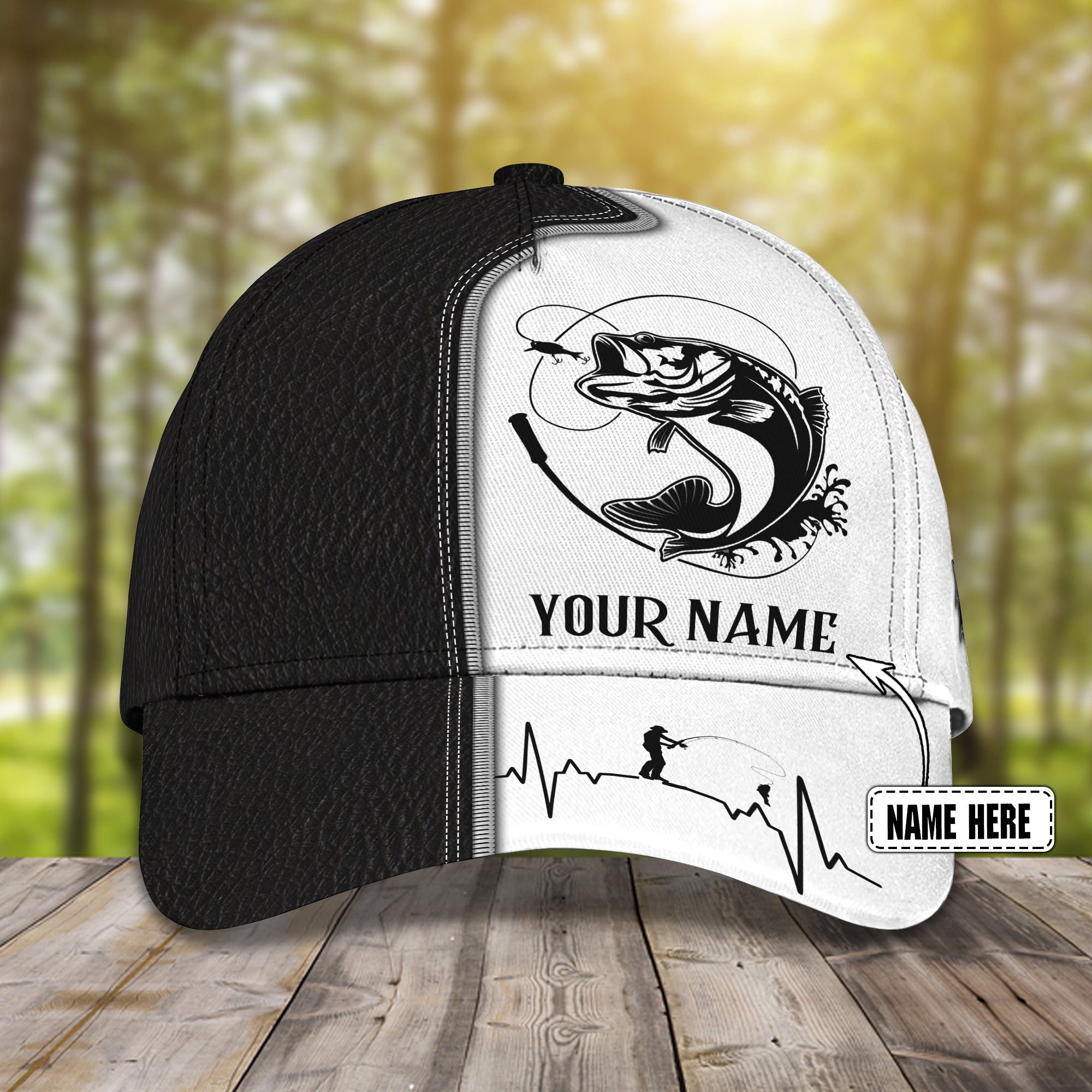 Fishing - Personalized Name Cap 29 - Tad