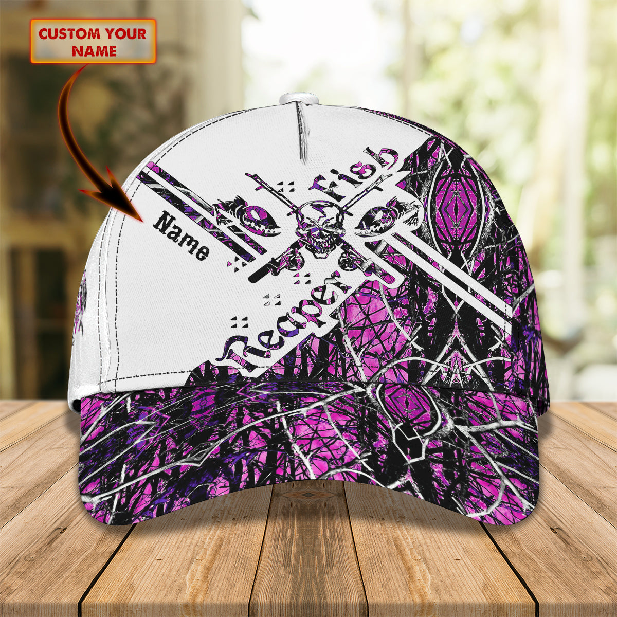Fish Reaper - Personalized Name Cap - Loop - Vhv-cap-035