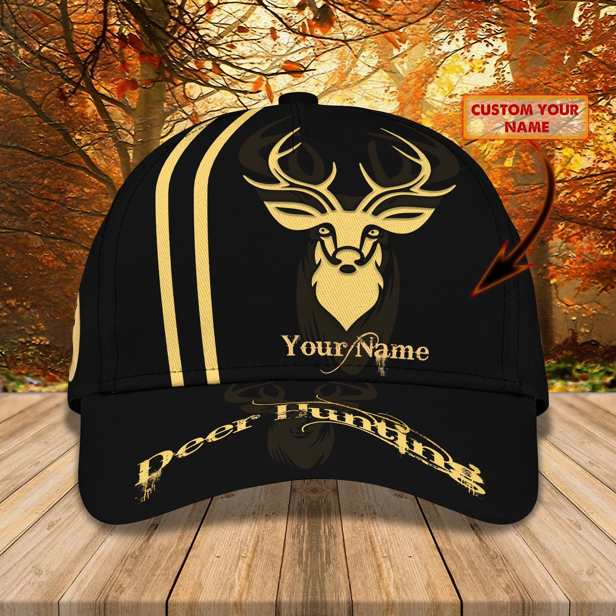 Deer Hunting - Personalized Name Cap - QA99 - 86