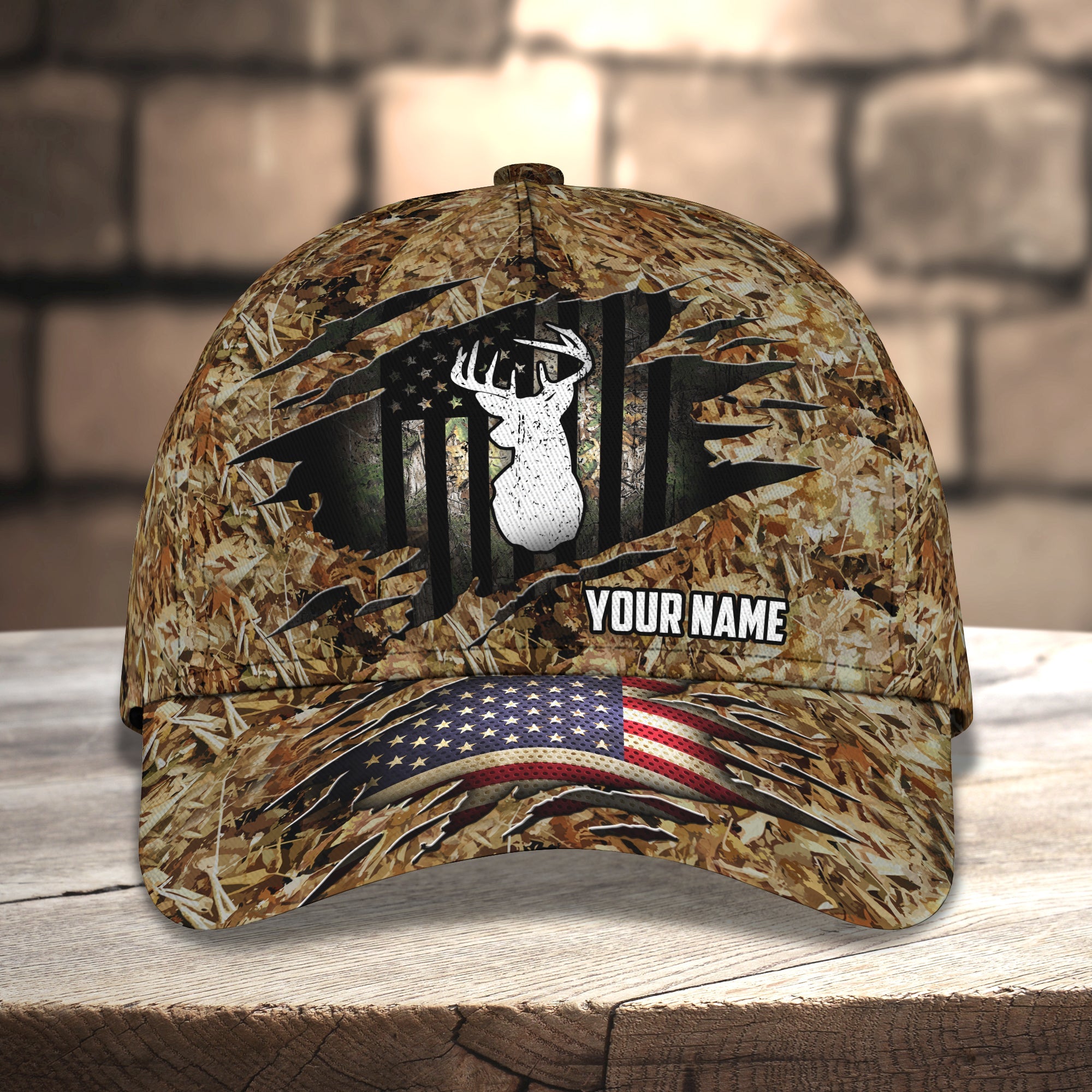 Deer Hunting Camo Custom Classic Cap DT69-1223