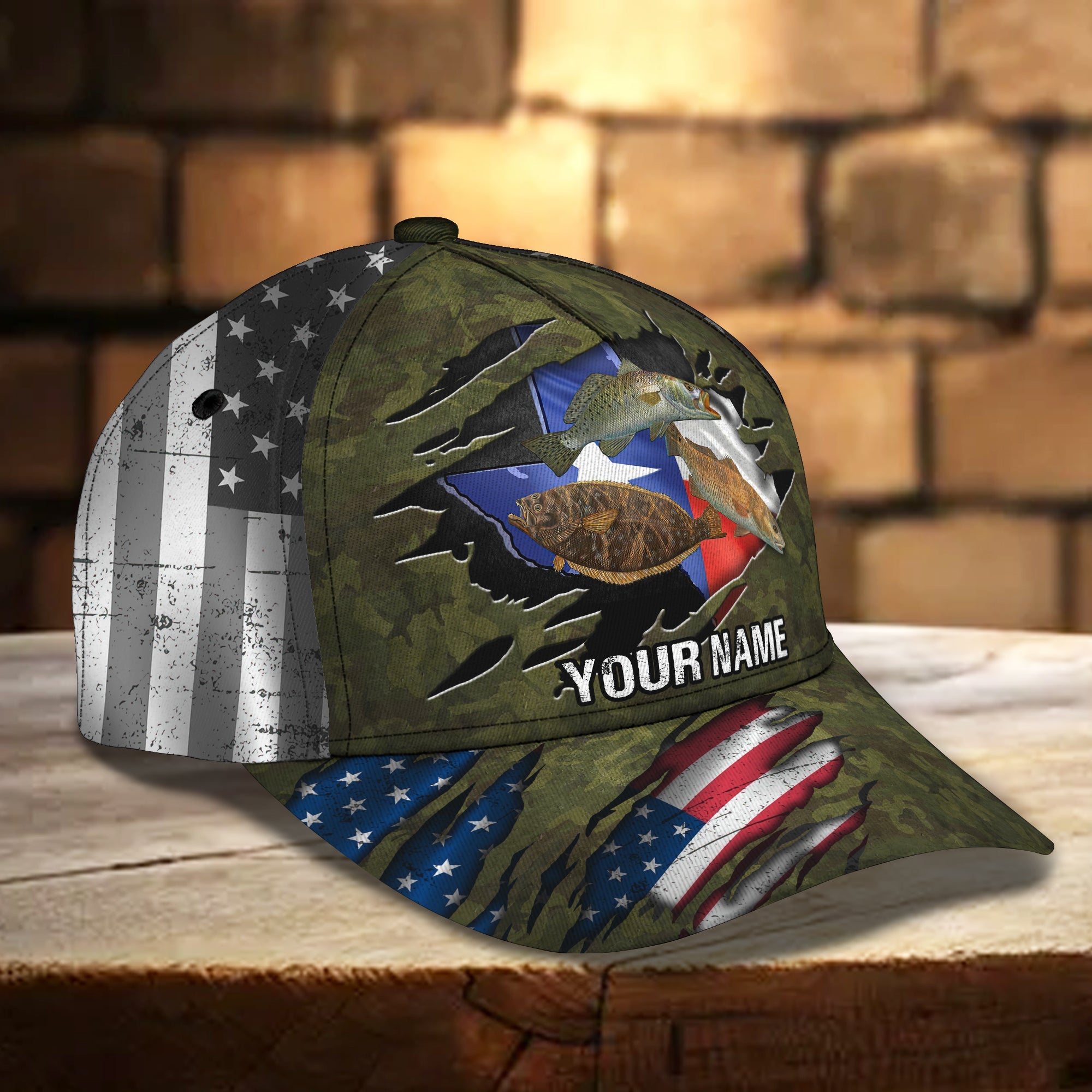 Fishing004- Personalized Name Cap - ATM2K