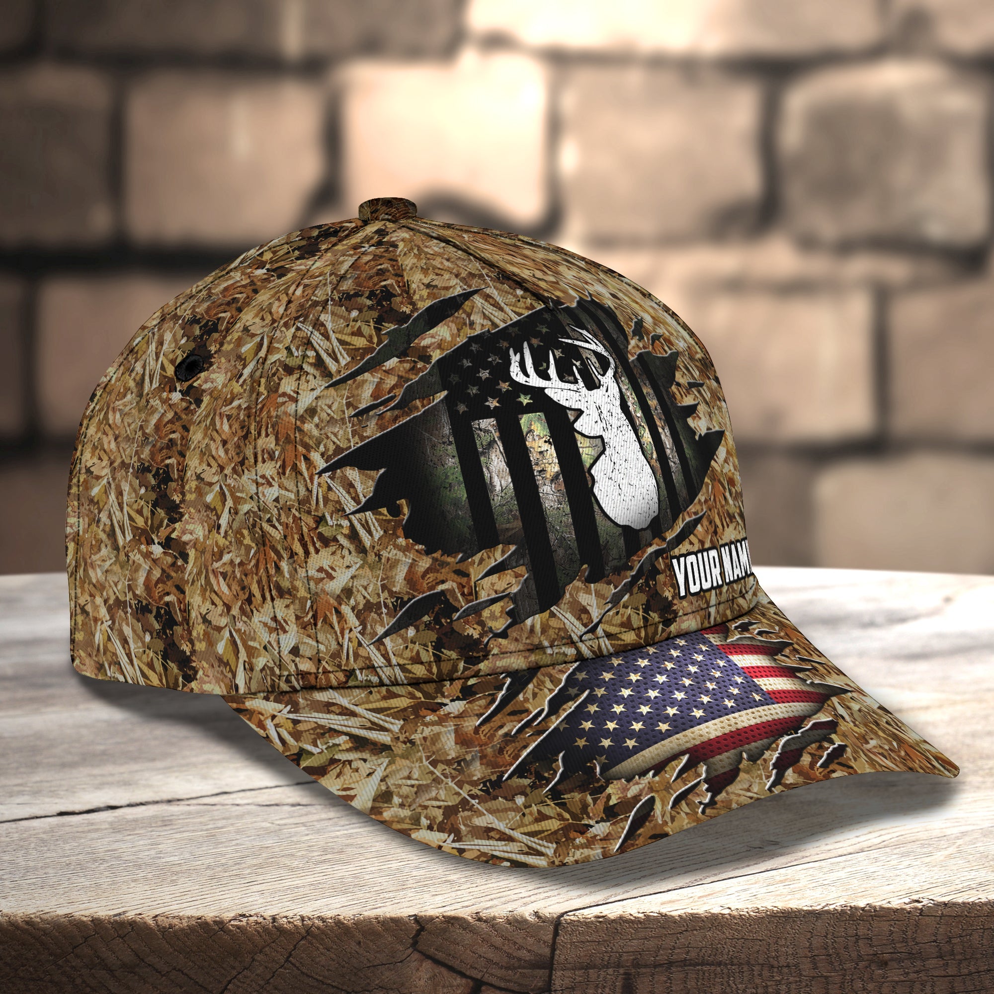 Deer Hunting Camo Custom Classic Cap DT69-1223