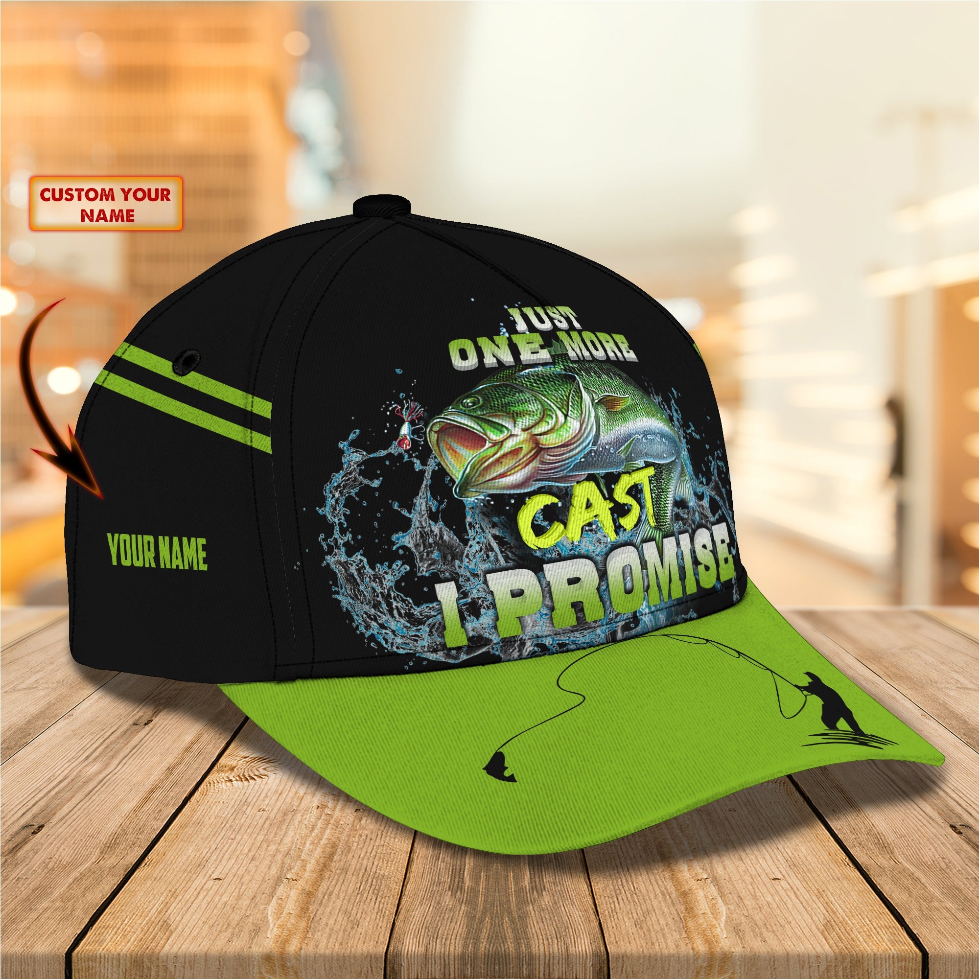 Fishing - Personalized Name Cap 39 - Nvc97