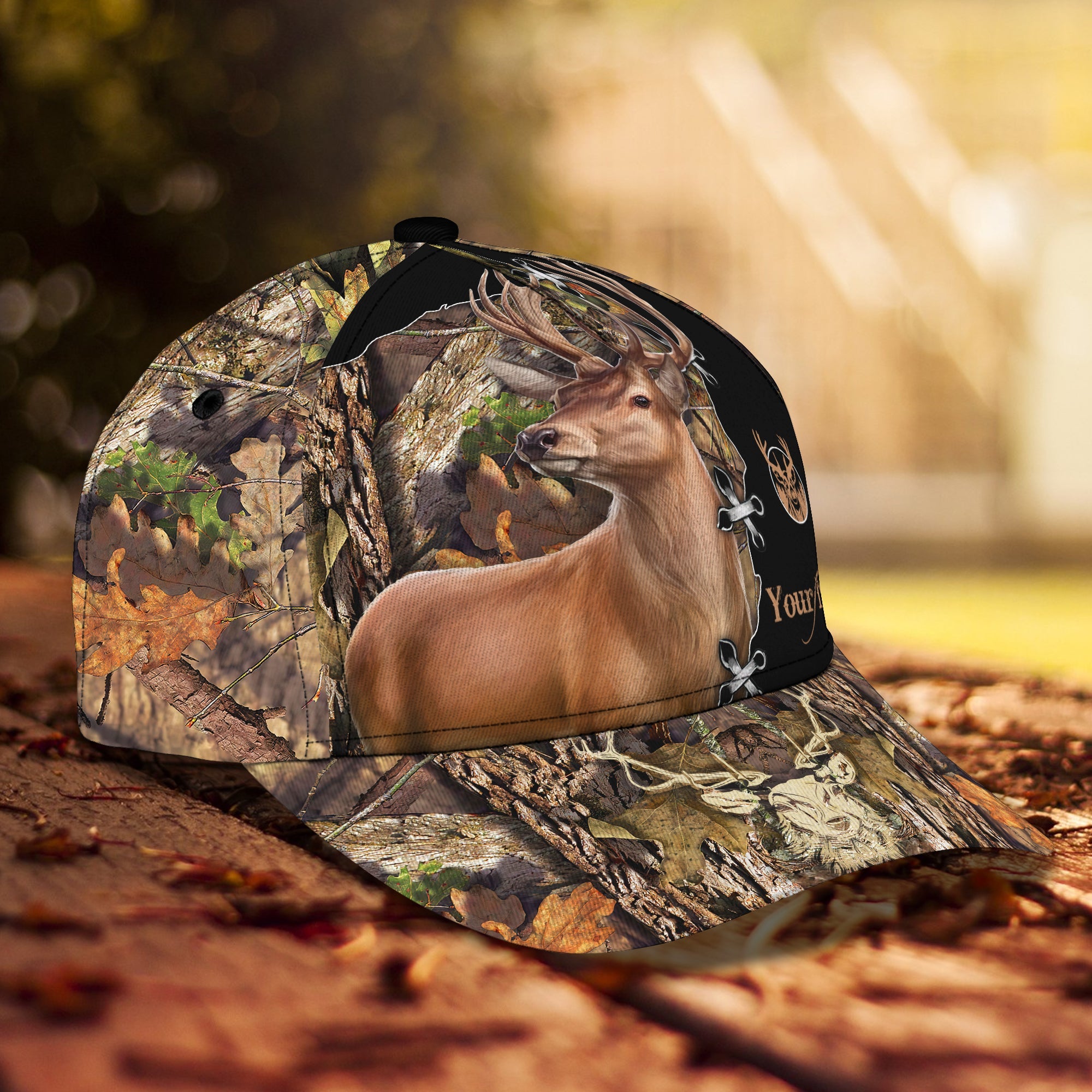 Deer Hunting - Personalized Name Cap