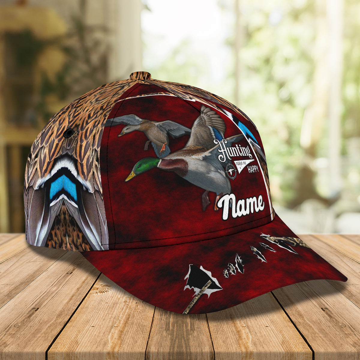 Duck Hunting 2 - Personalized Name Cap - Nt168 - Ct059