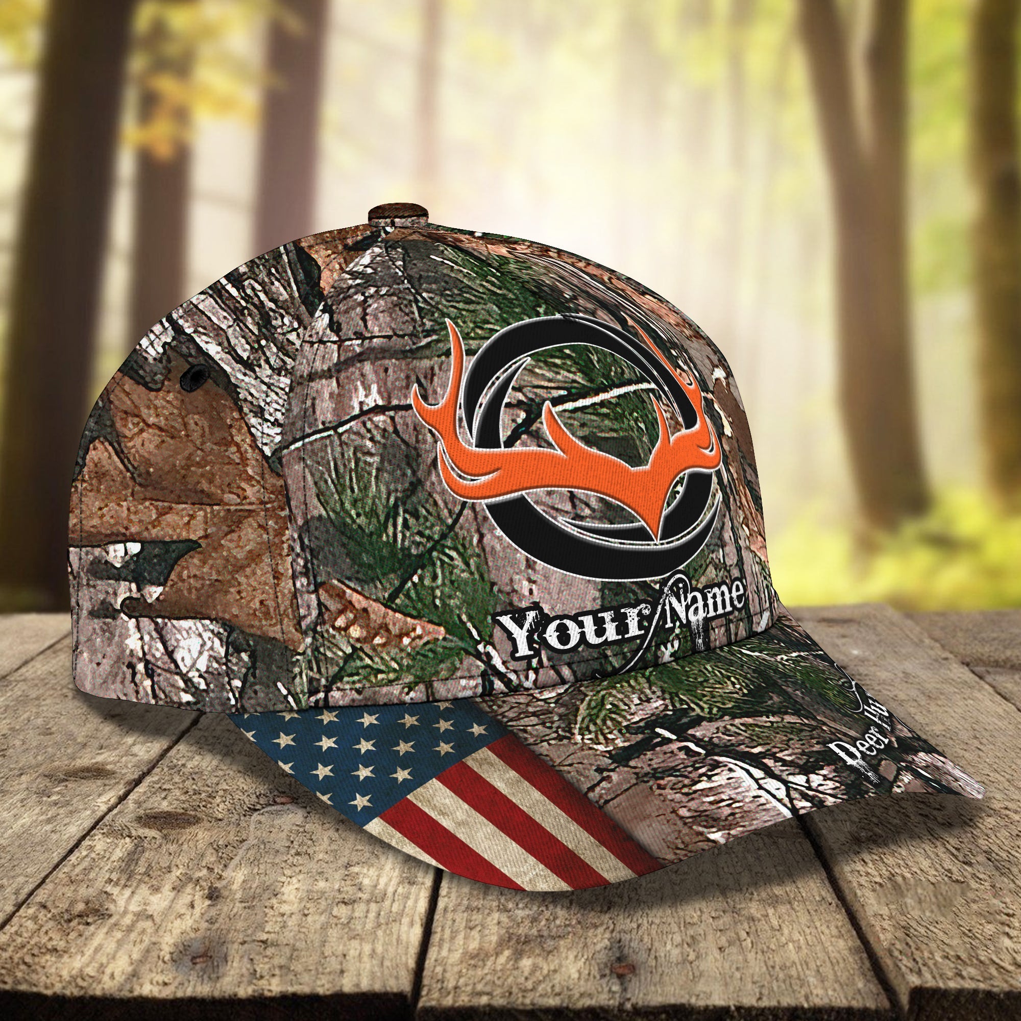 Deer Hunting - Personalized Name Cap 568 - CV98