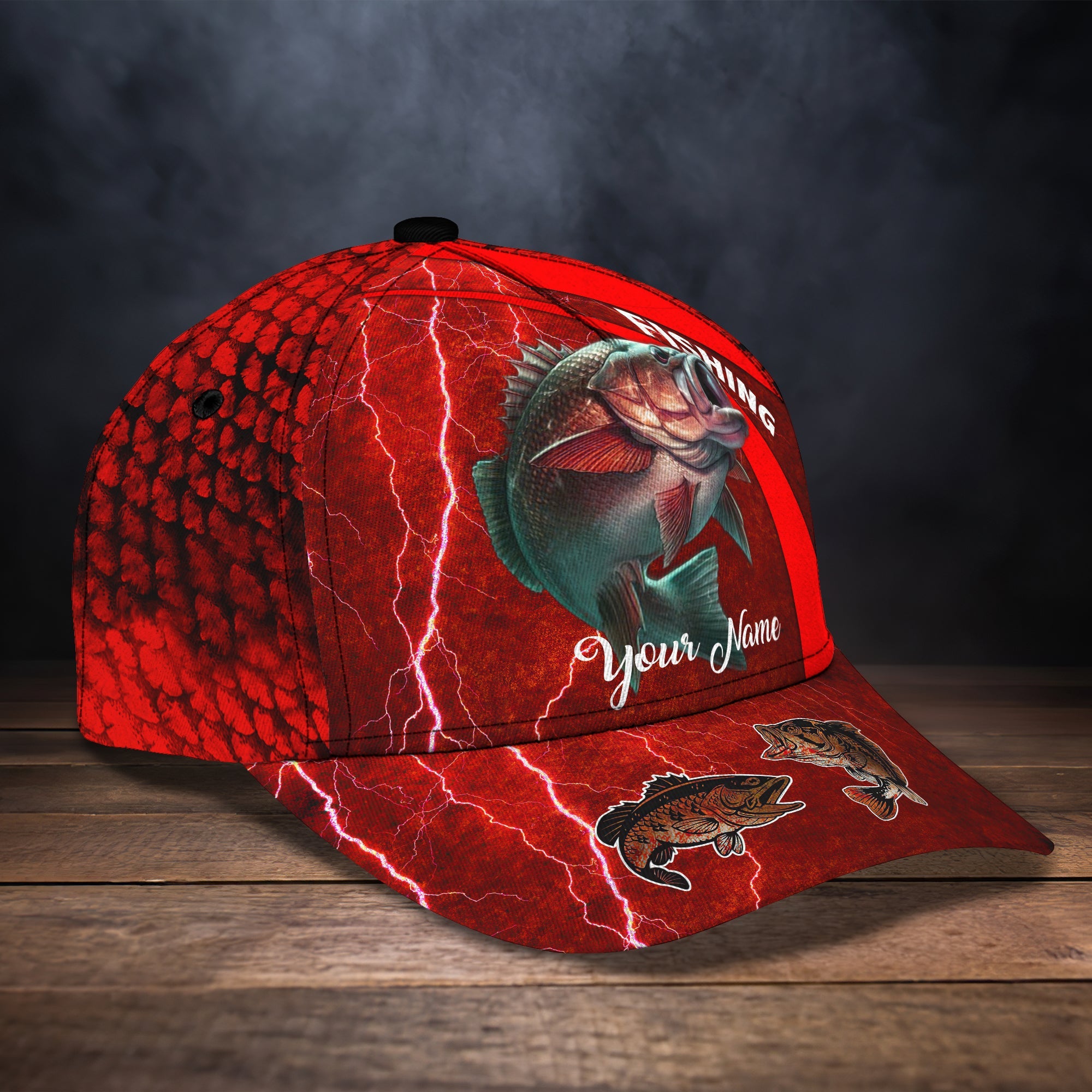 Red Snapper- Personalize Name Cap - ATM2K-179